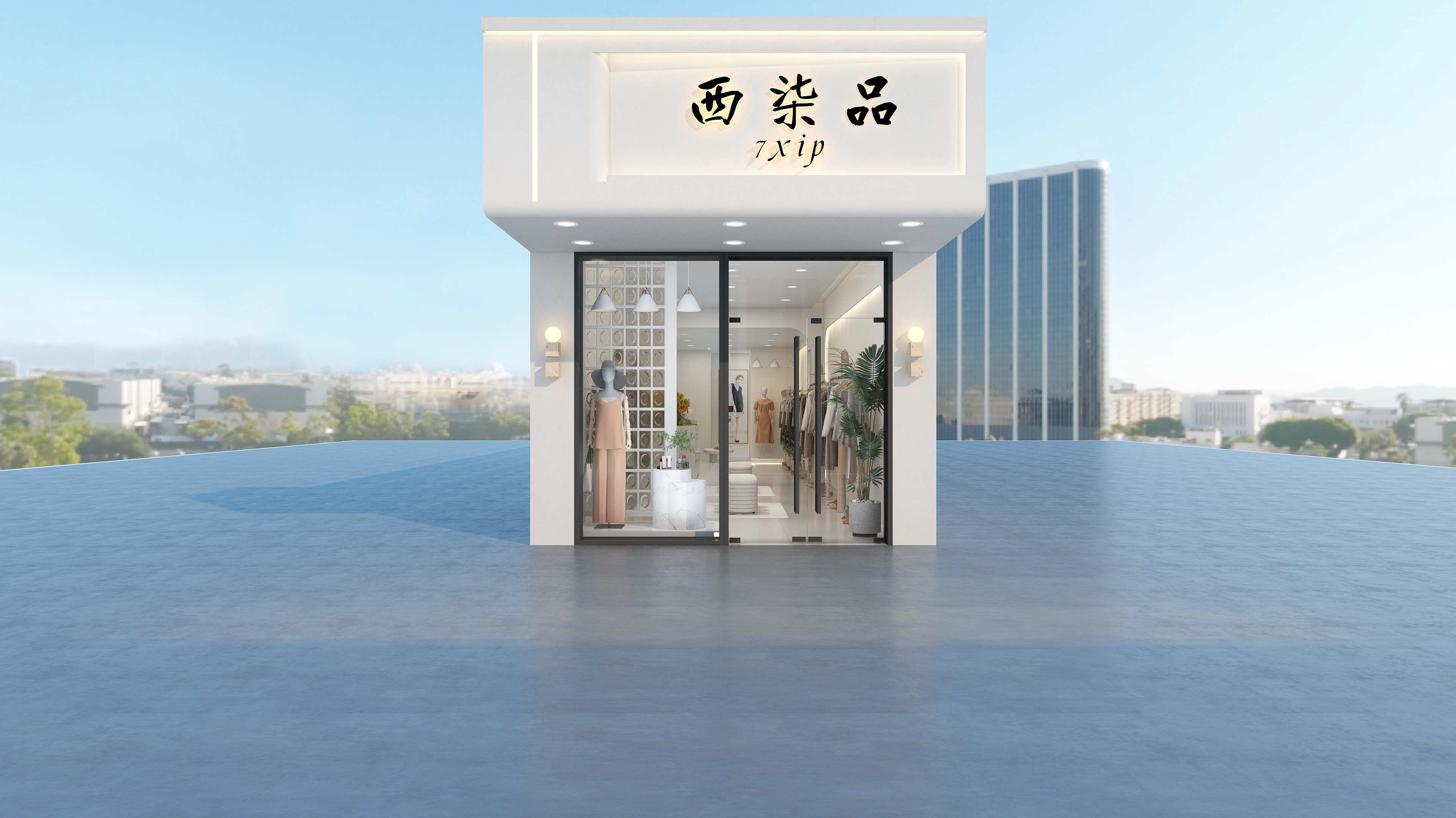 -服装店装修效果图