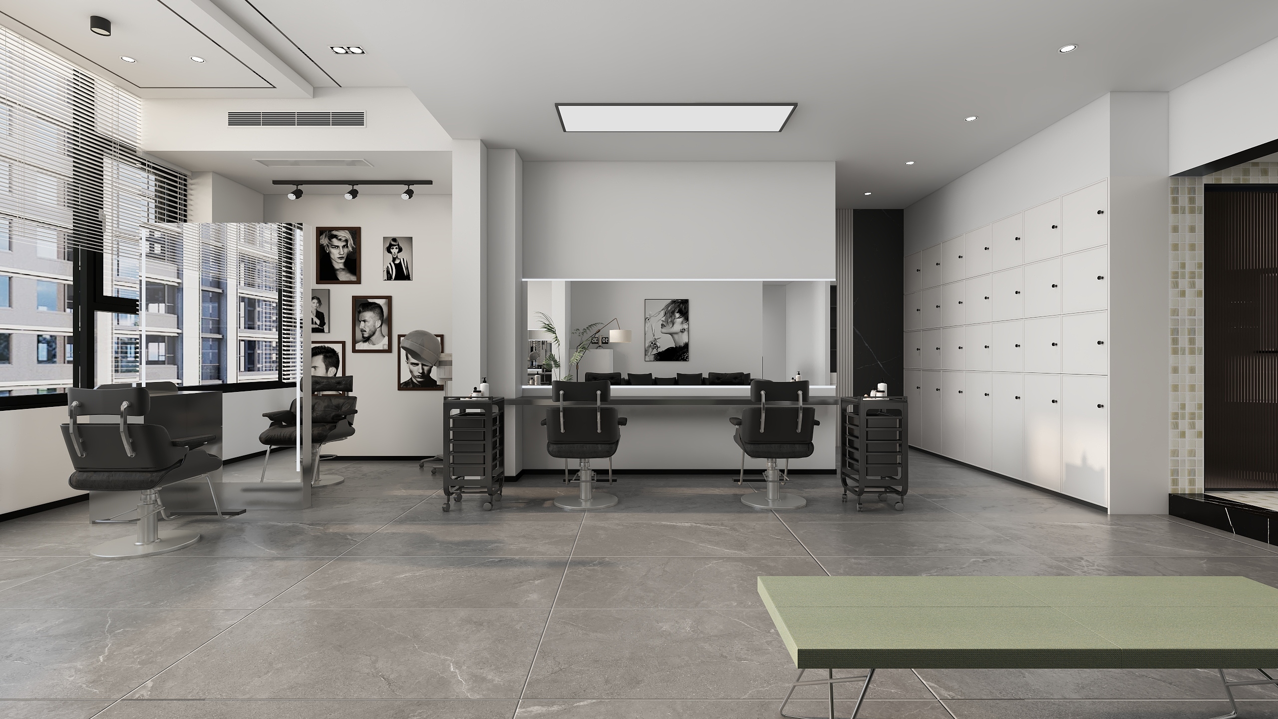 鑫鼎装饰.- 理发店-装修设计方案