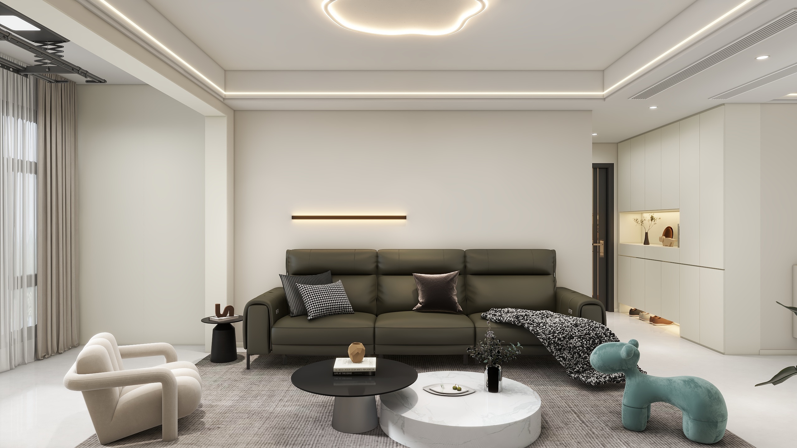 西峡曲美nZIy-中央公园三室11-2-201新改-装修设计方案