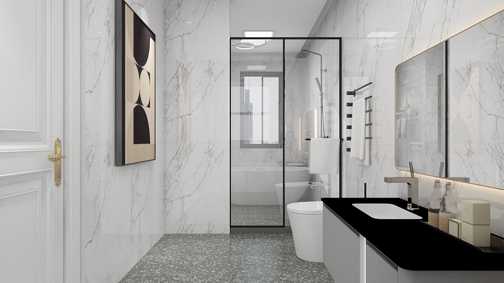 一只包砸zzZ-卫浴空间-装修设计方案