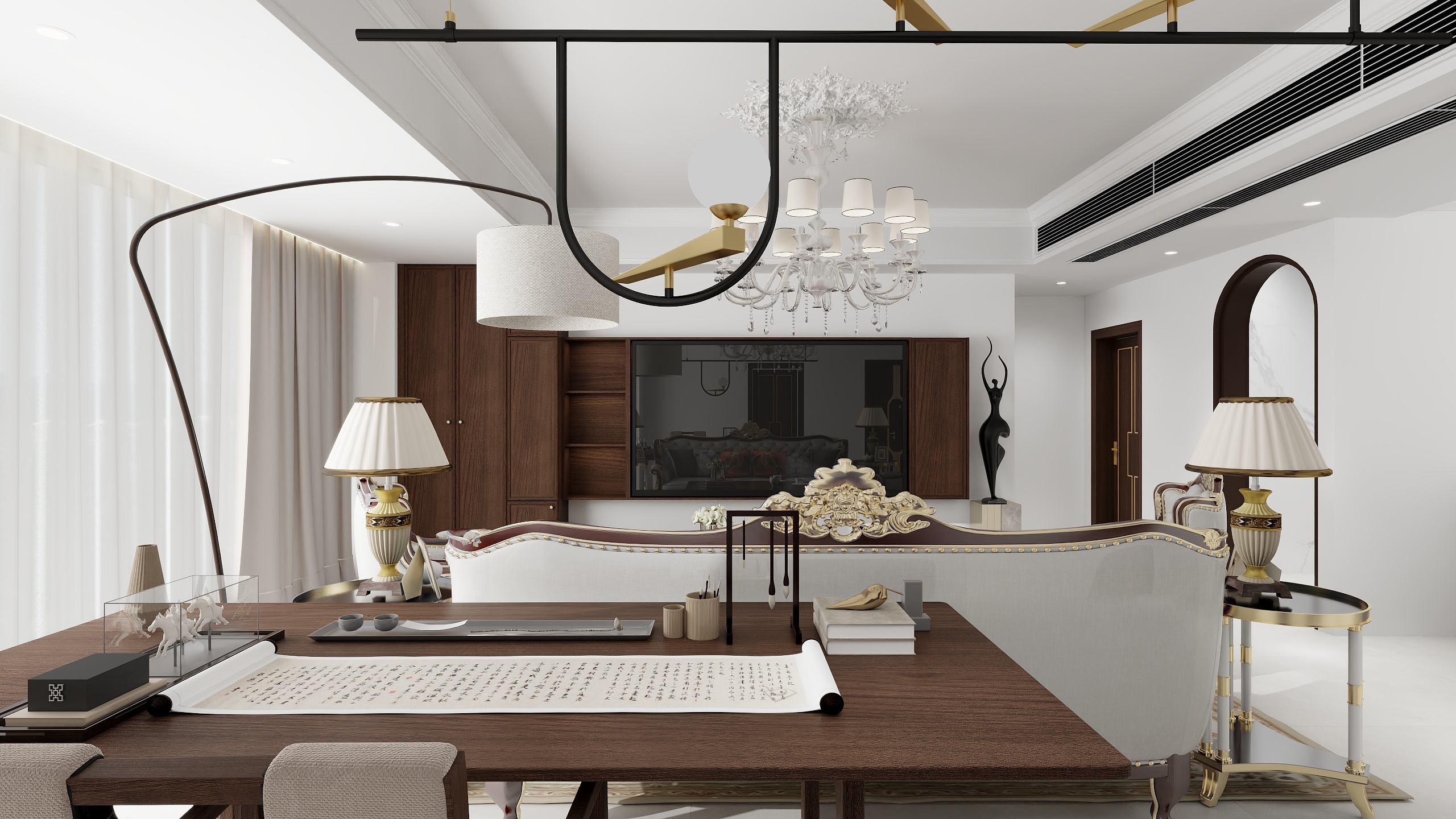 深圳设计狮敖生丶爱格品牌体验馆-125㎡3室-装修设计方案