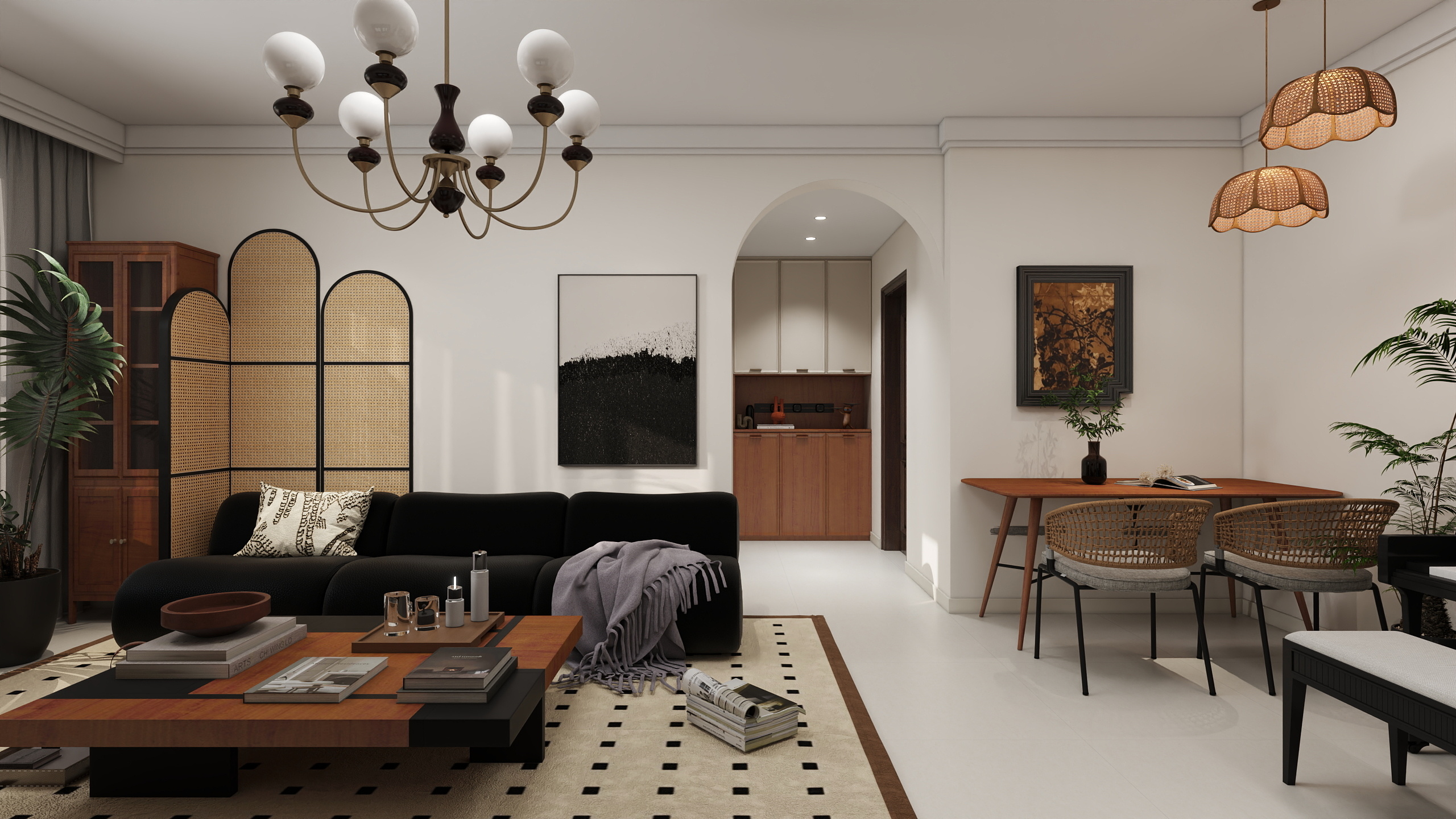 桃子味汽水923-77㎡2室-装修设计方案