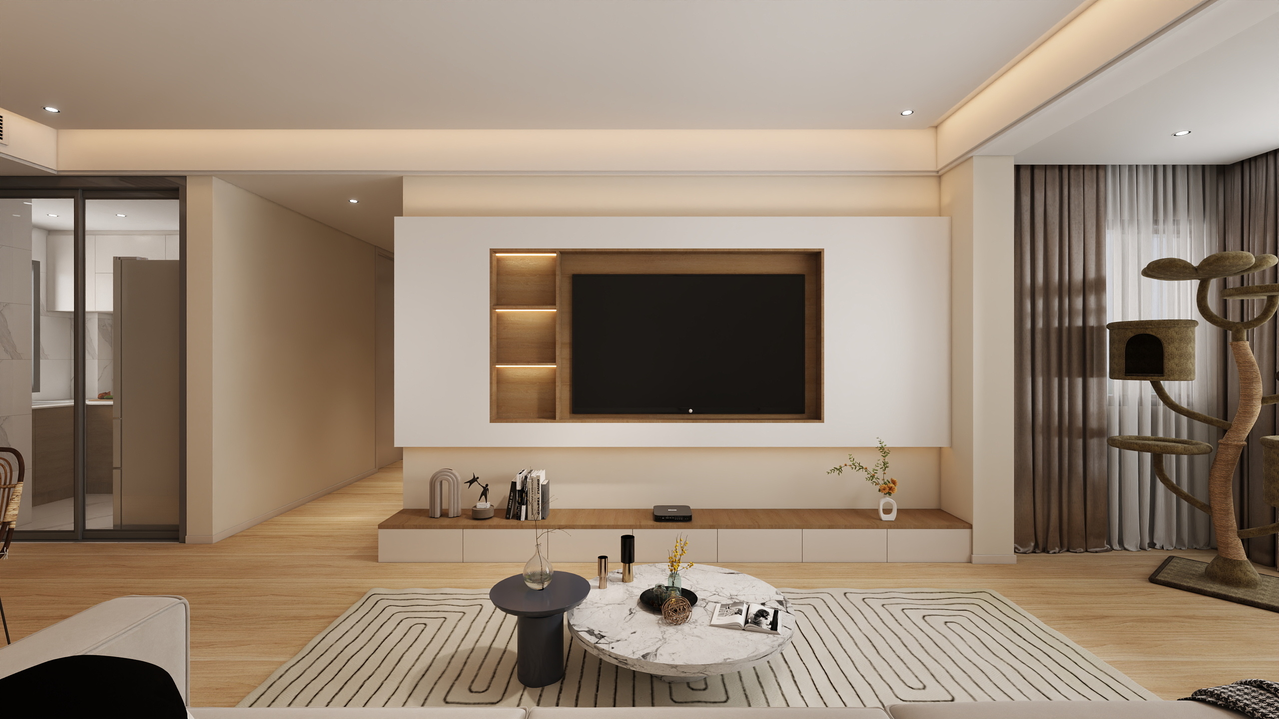 千景室内设计工作室-海德公园北欧82㎡3室-装修设计方案