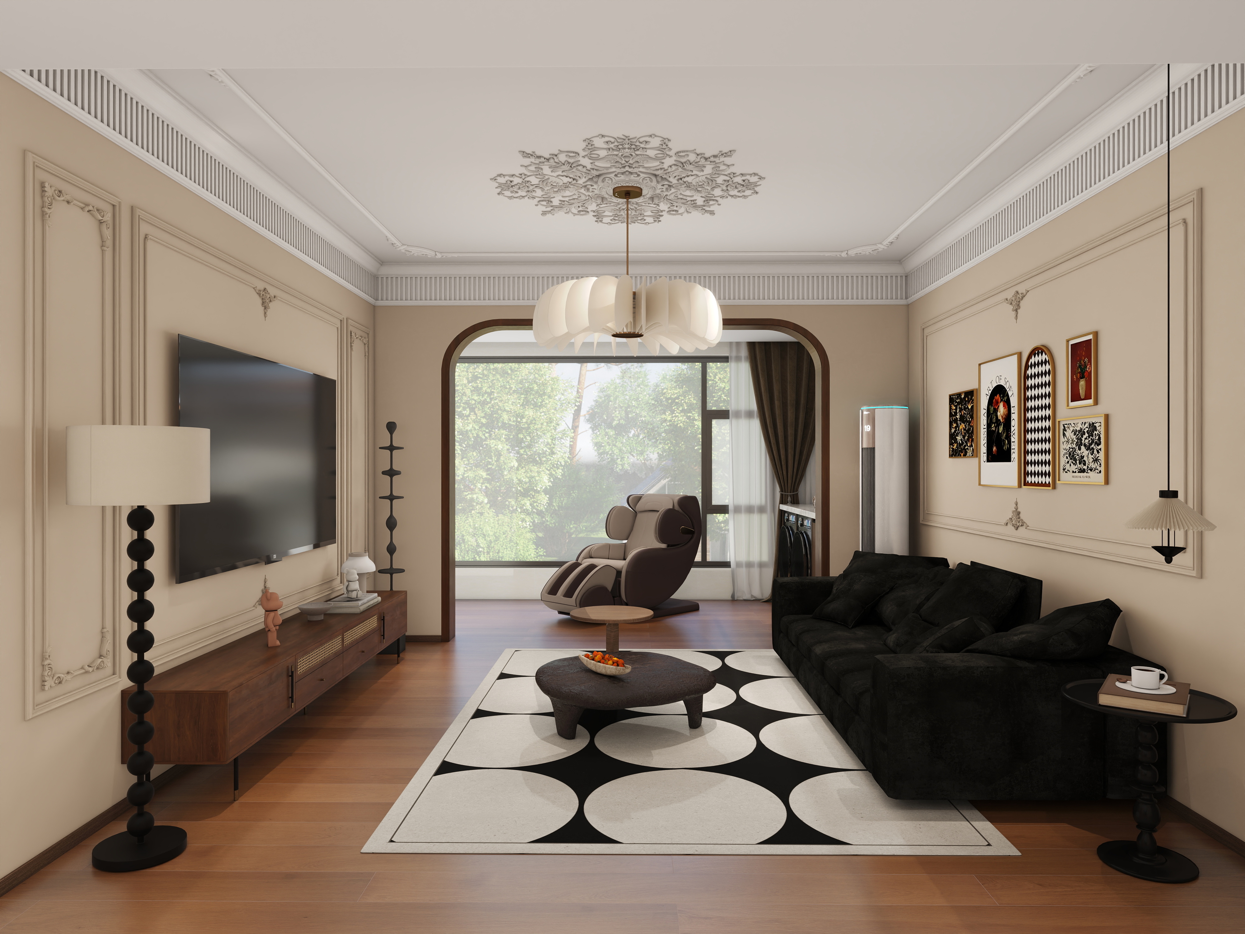 刘冬沂-美林里-轻法、复古-装修设计方案