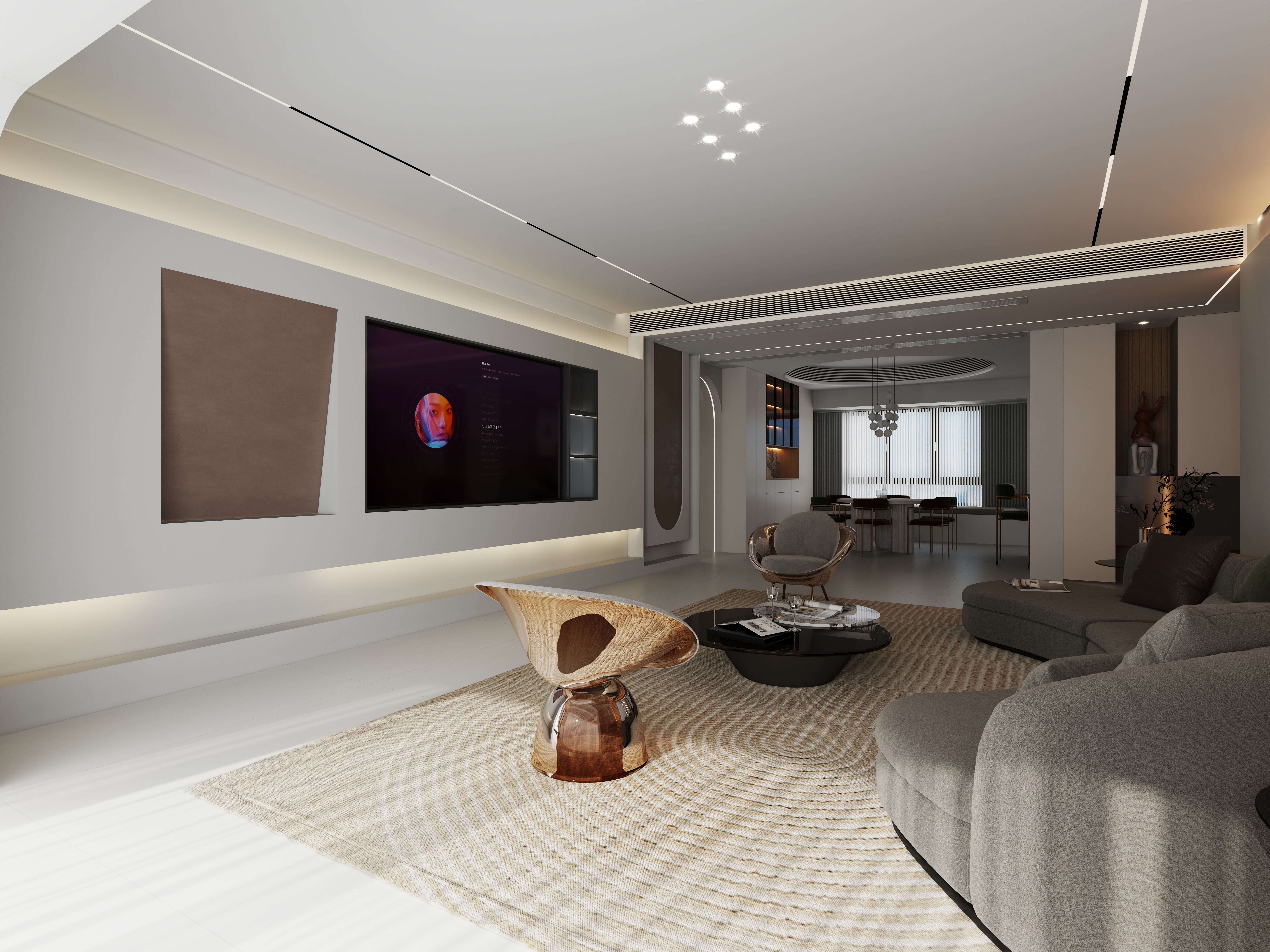 全案设计度然-碧桂园·翡翠天境266㎡5室-装修设计方案