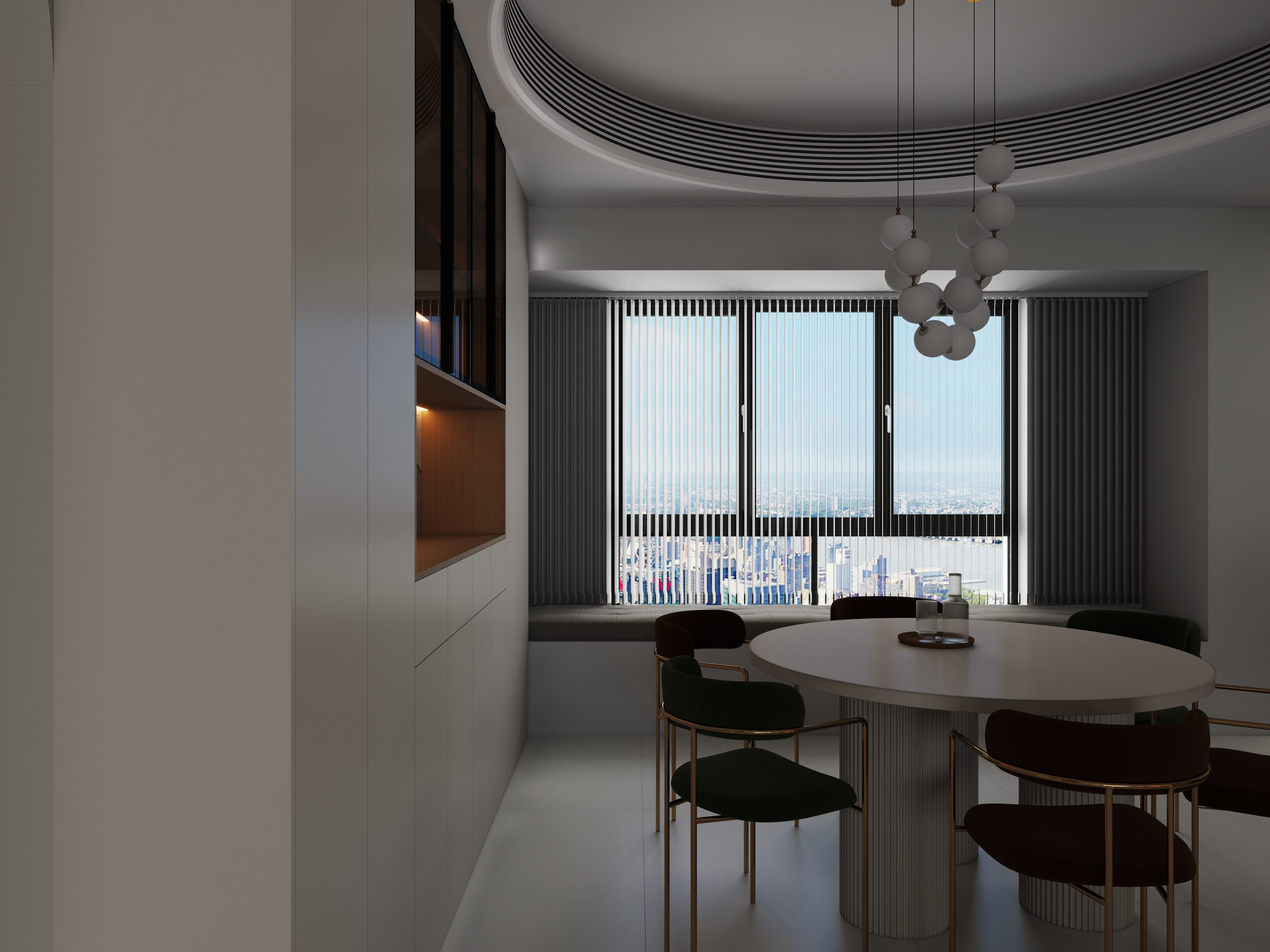 全案设计度然-碧桂园·翡翠天境266㎡5室装修效果图