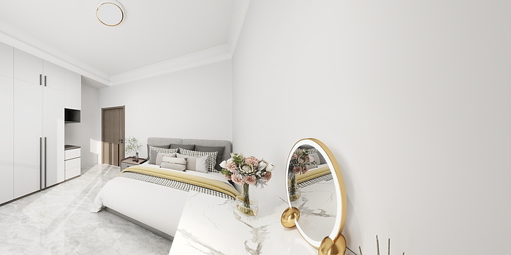 紫荆花设计师小严-中寨117㎡3室-装修设计方案