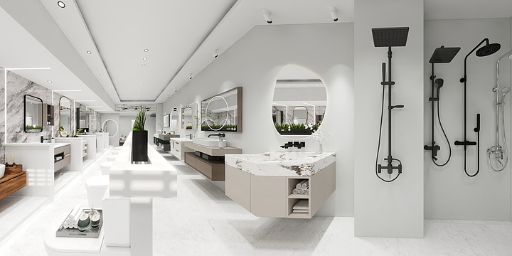 设计师伍青松-卫浴店-副本-装修设计方案