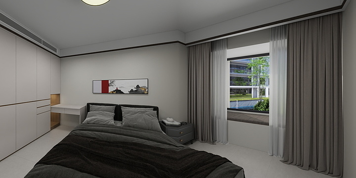 茗屋装饰出品-时代锦宸153-装修设计方案