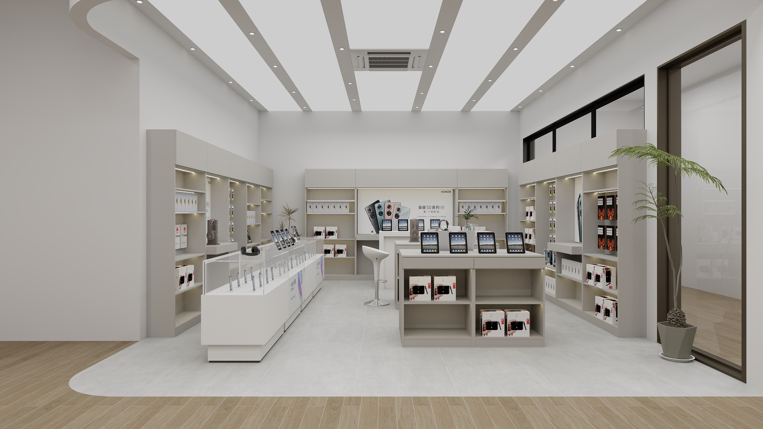 方屿空间设计工作室-手机数码专卖店-装修设计方案