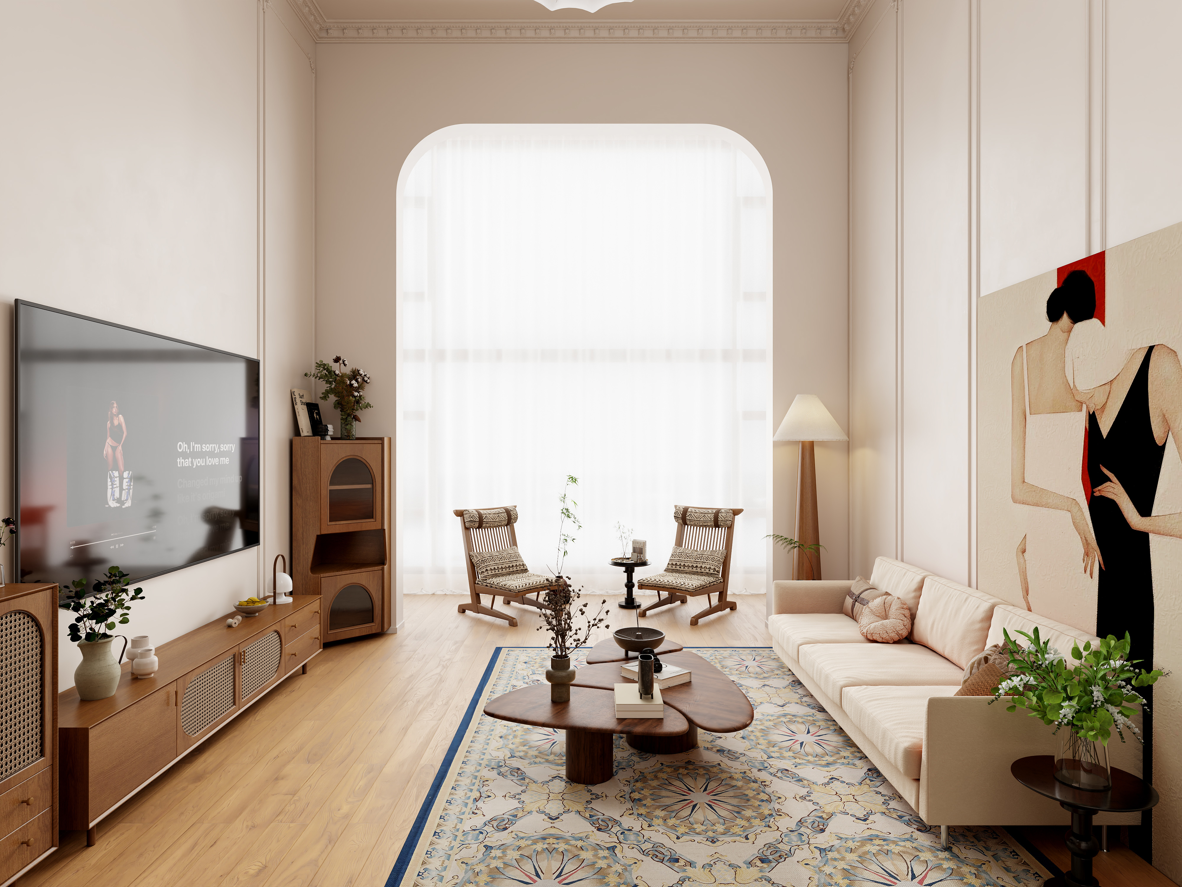 陈辉-263平方复古简约雅居-装修设计方案