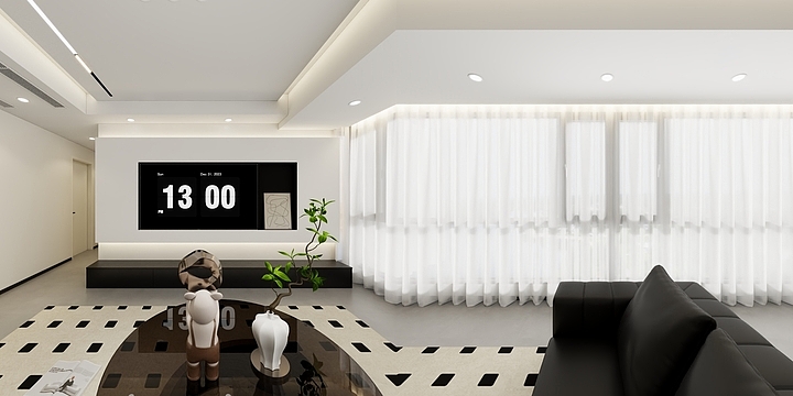 峨眉山市圆梦空间装饰-峨眉骊景4-1-1201-装修设计方案