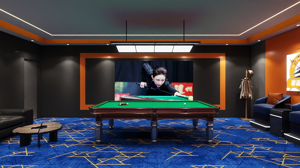 胡小胡er-夏志伟台球俱乐部三店 包间-装修设计方案