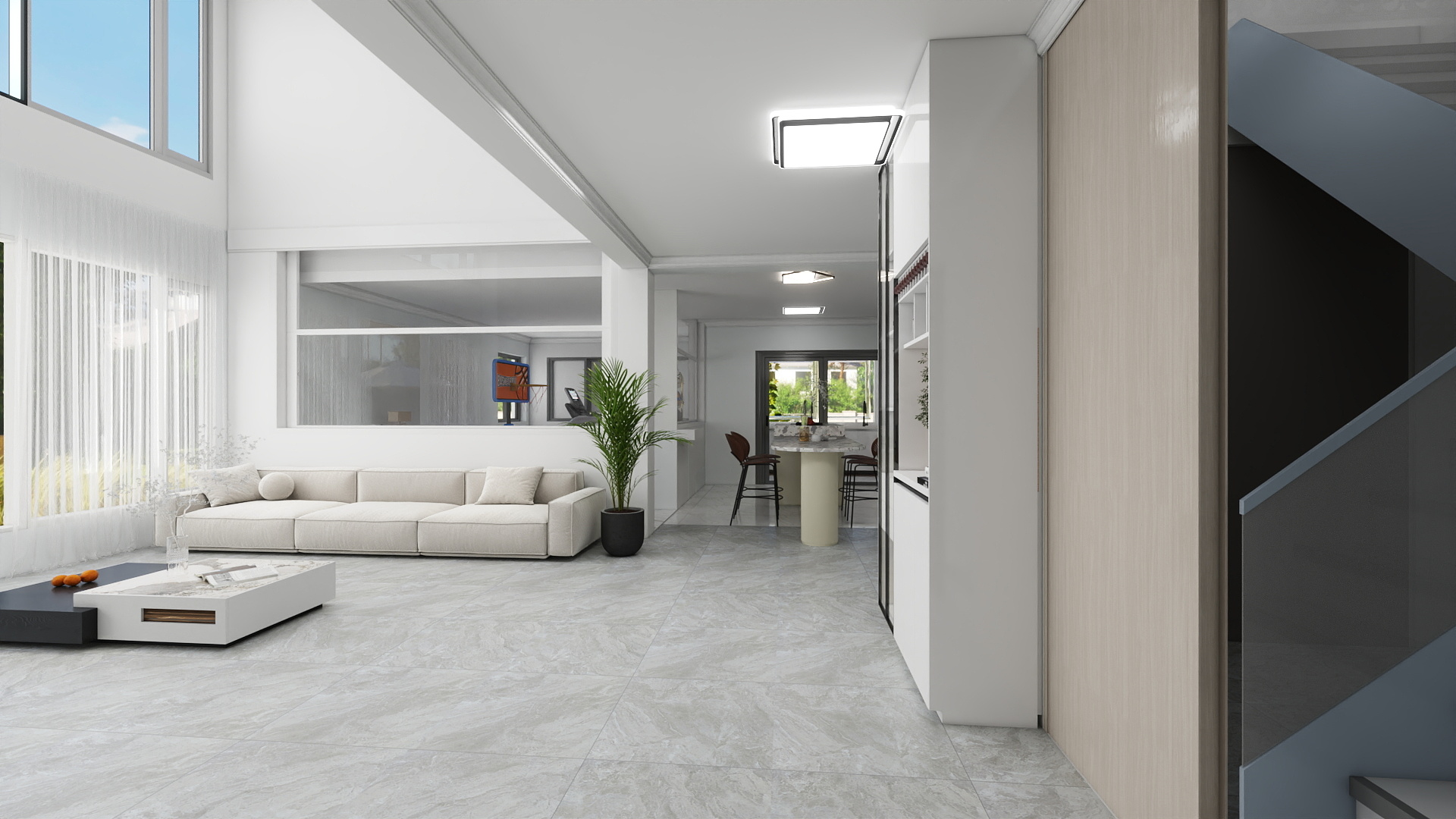 陈超贵州-苗岭屯堡古镇现代简约330㎡4室2层别墅装修效果图