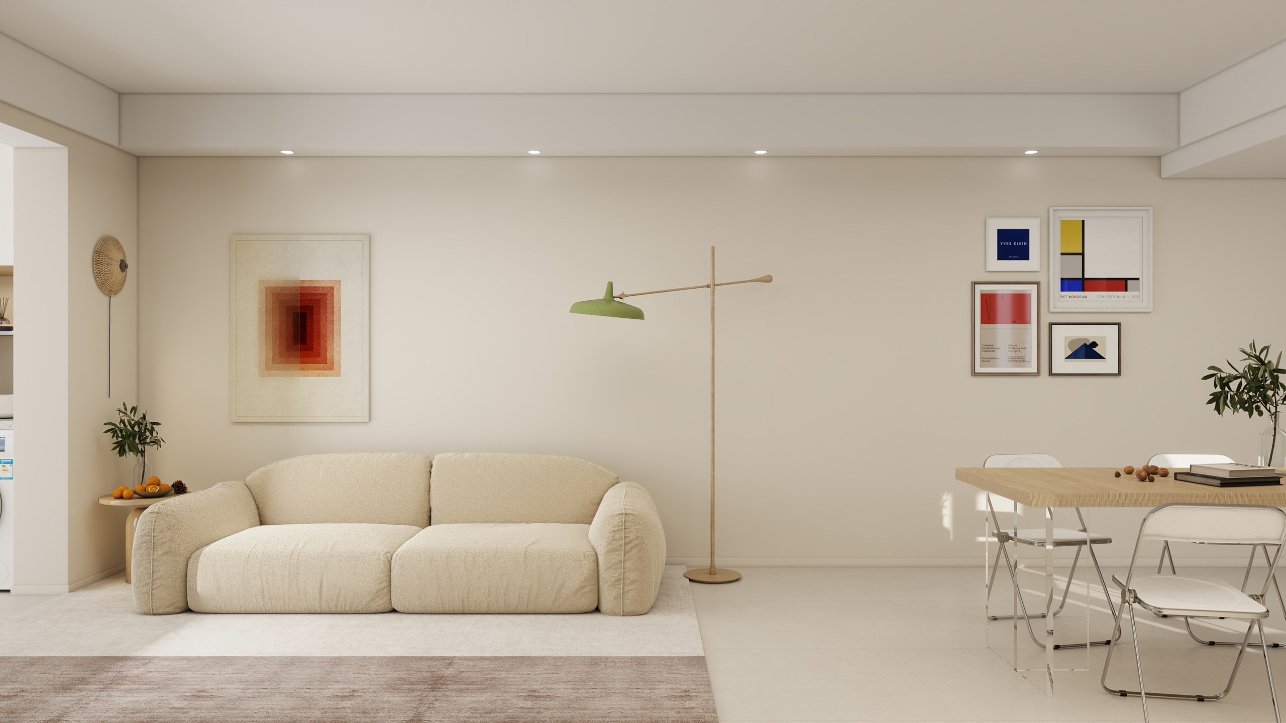 空間設計杨巧玲-87㎡1室-装修设计方案