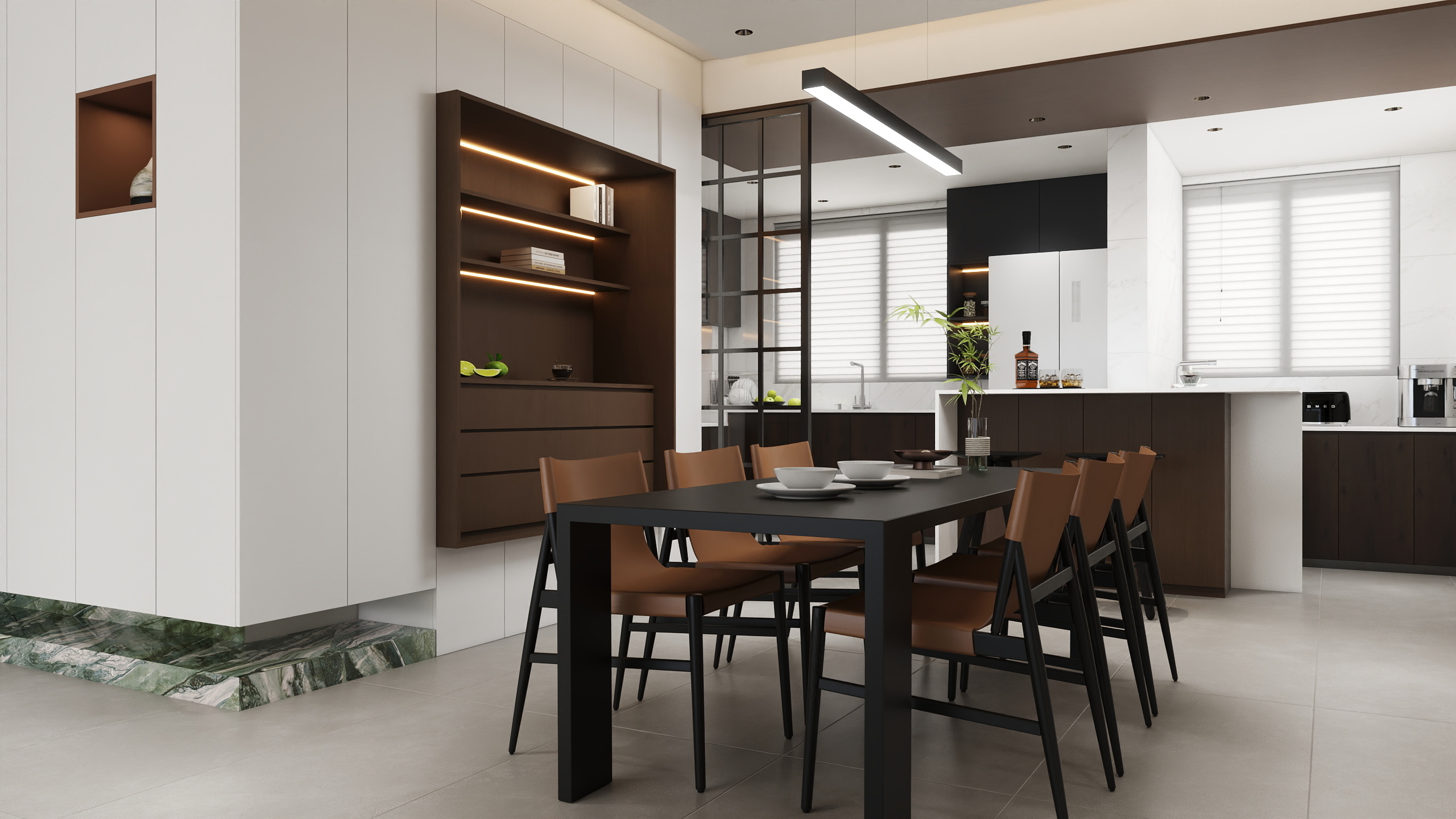 方时计-后现代  大平层 -装修设计方案