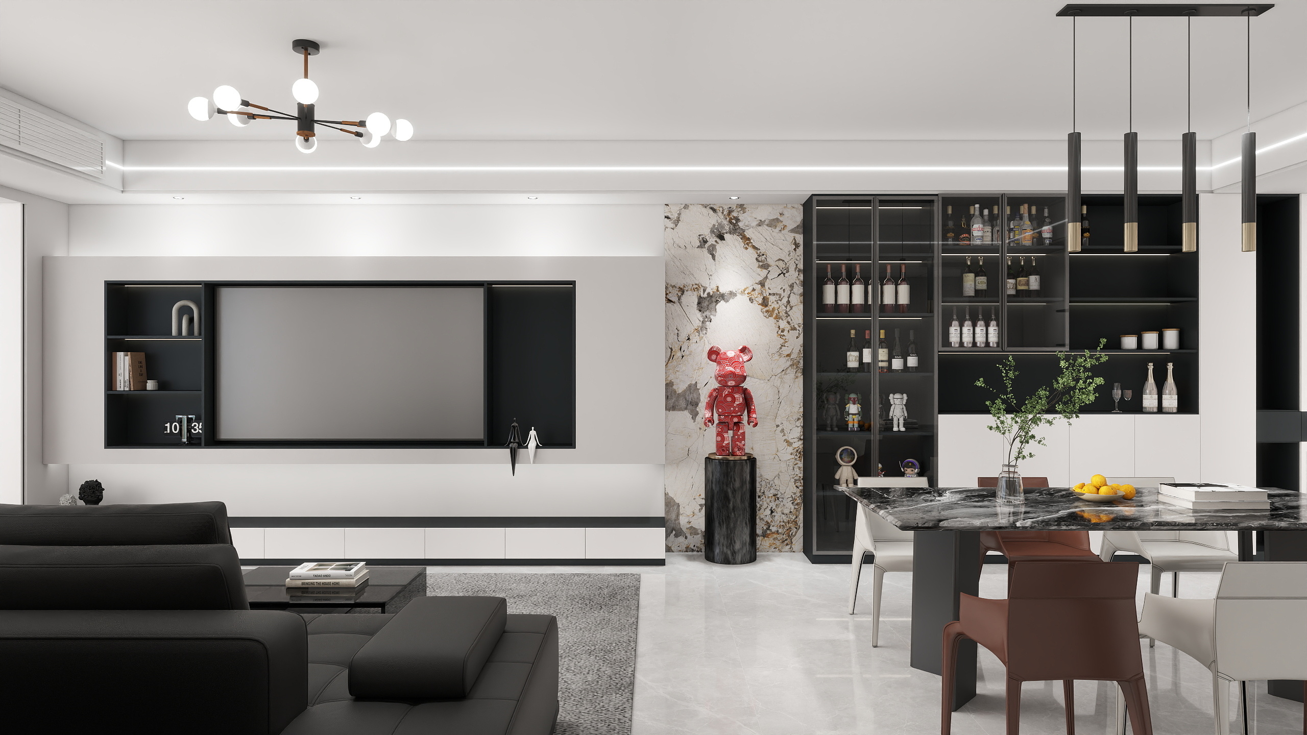 AnlingDesigner-海景·御水湾130㎡3室-装修设计方案