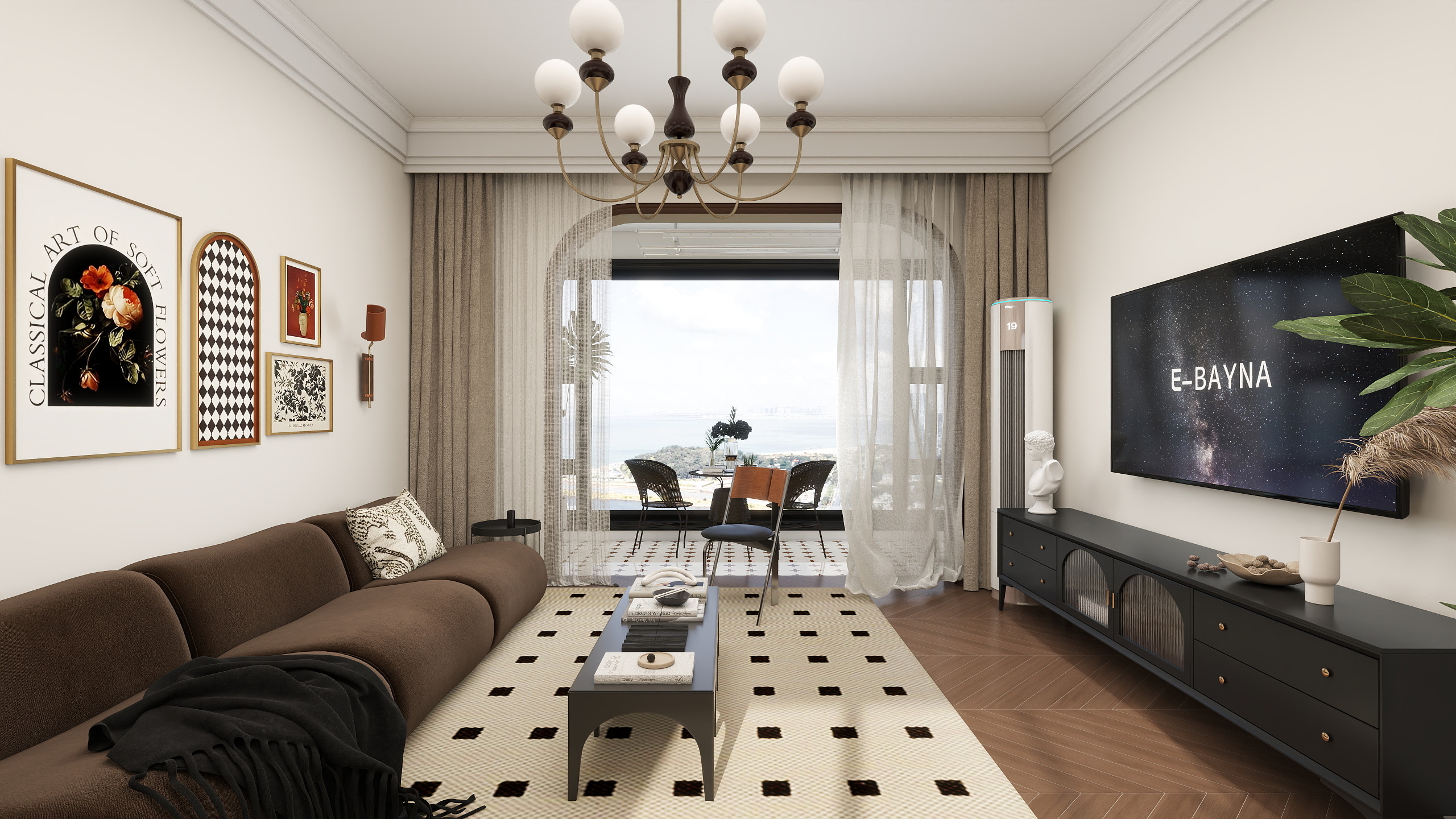 王哲-中古106㎡3室-装修设计方案