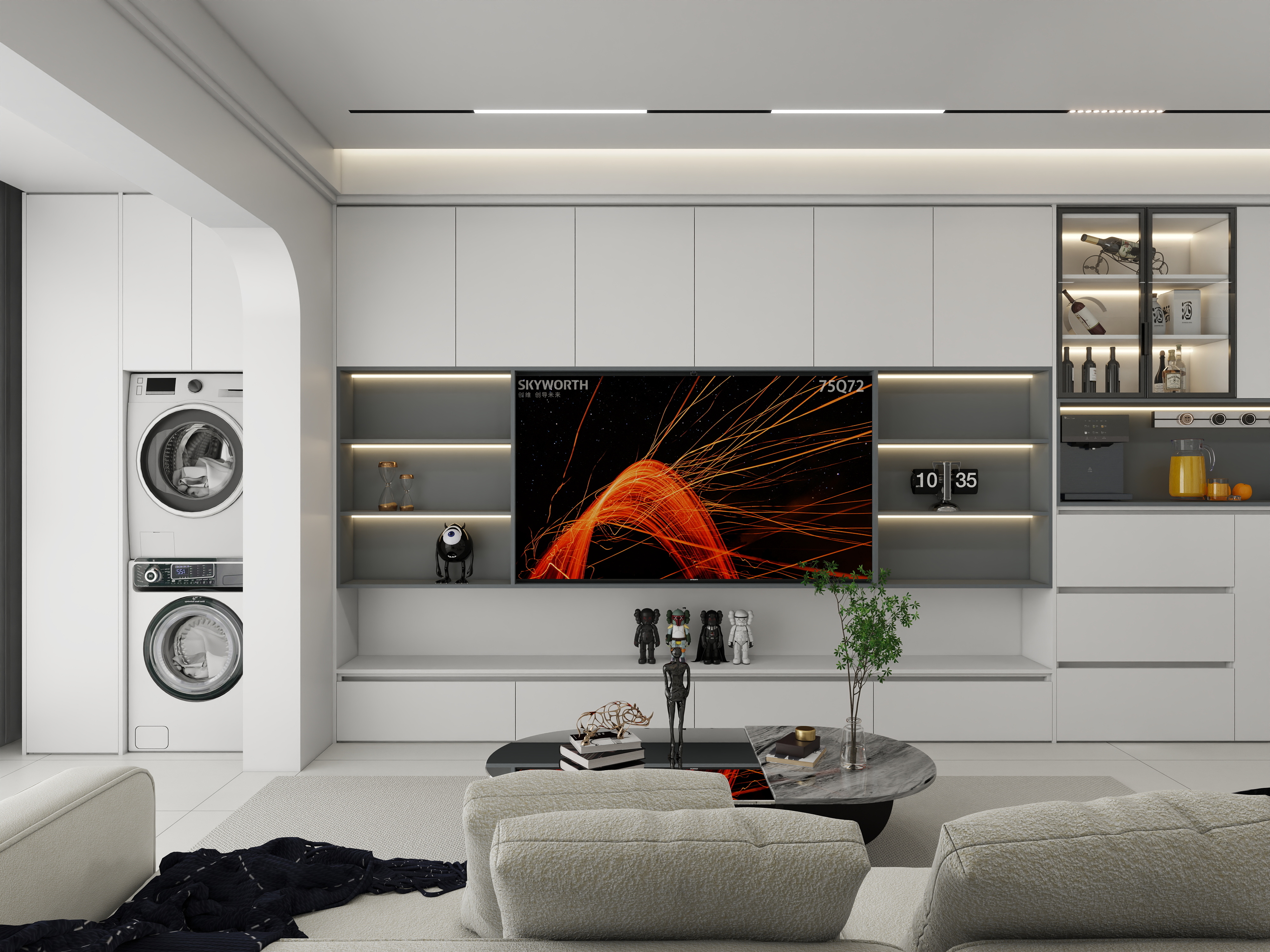 Meet花海-现代极简-装修设计方案