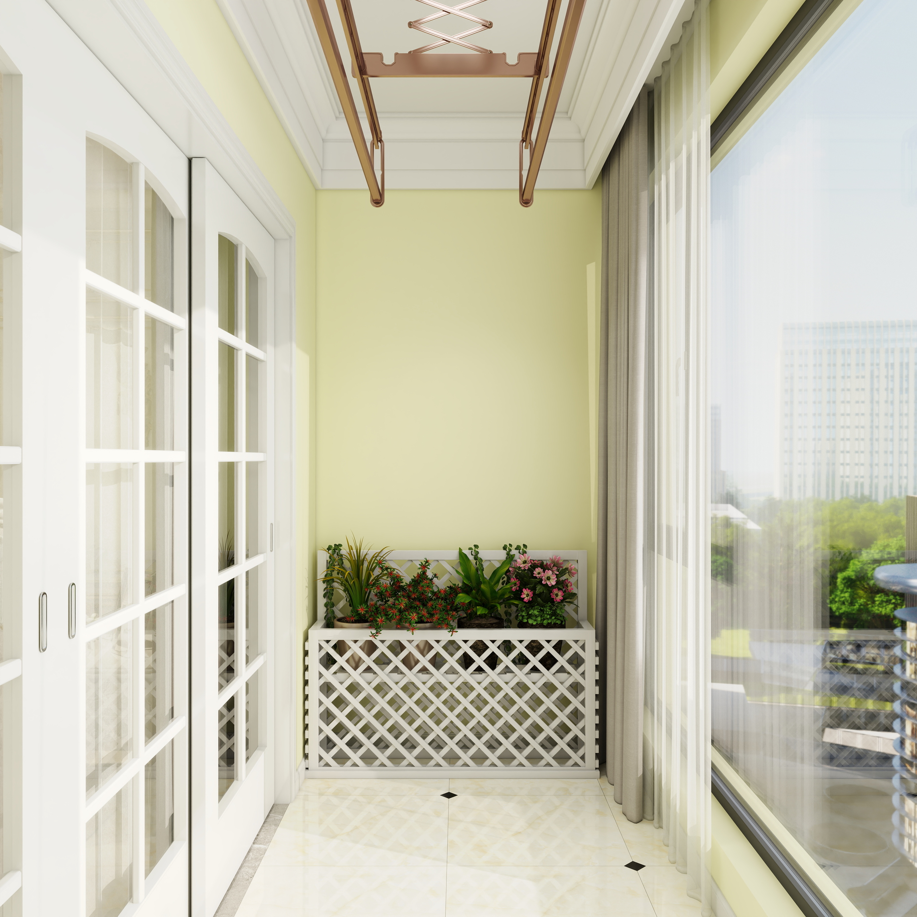 腾锋工作室-125平方3室美式风格-装修设计方案