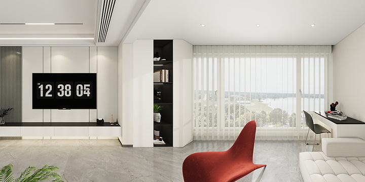 设计.张思雨-现代无主灯-装修设计方案