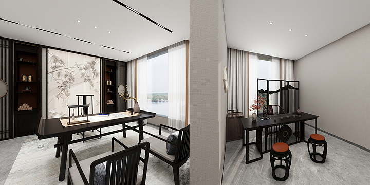 幕凡装饰设计工作室-办公室-装修设计方案