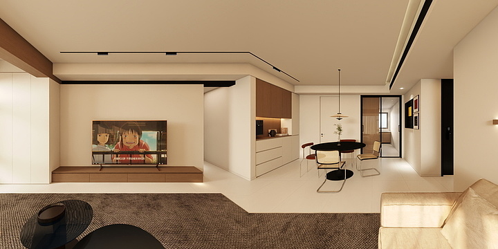 叱诧月海鱼鱼猫-中建凤凰湖畔 - 127平现代风格-装修设计方案