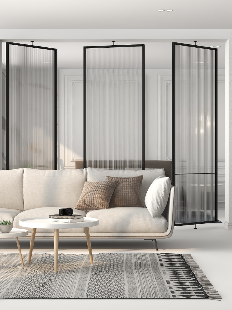 Minimalist Gray-Tone Living Room with Art
