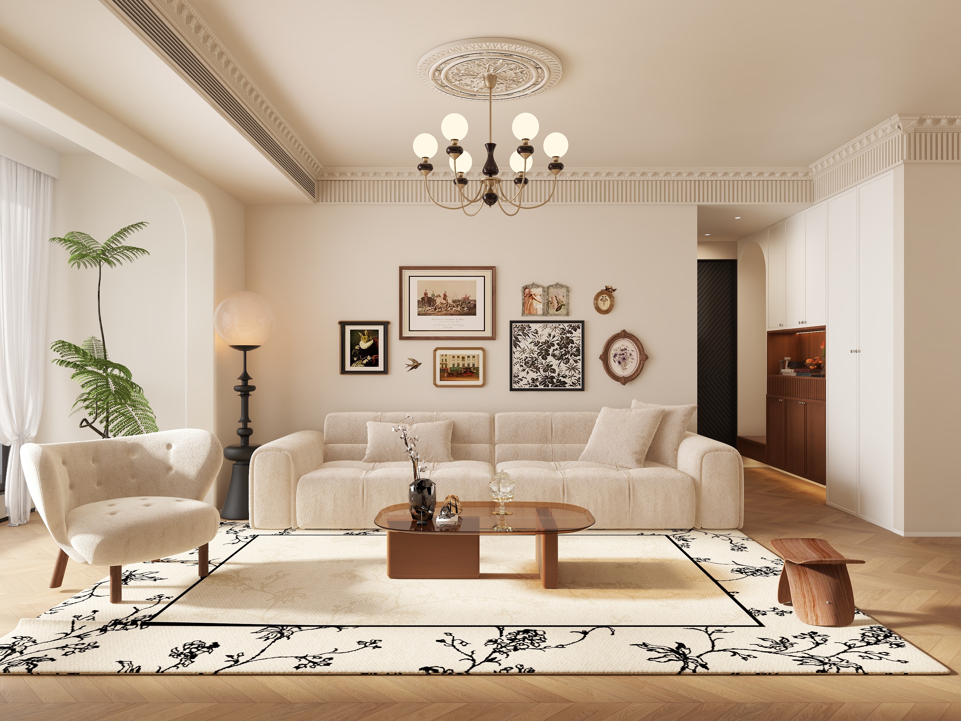 醒醒l-法式中古（菜菜）-装修设计方案