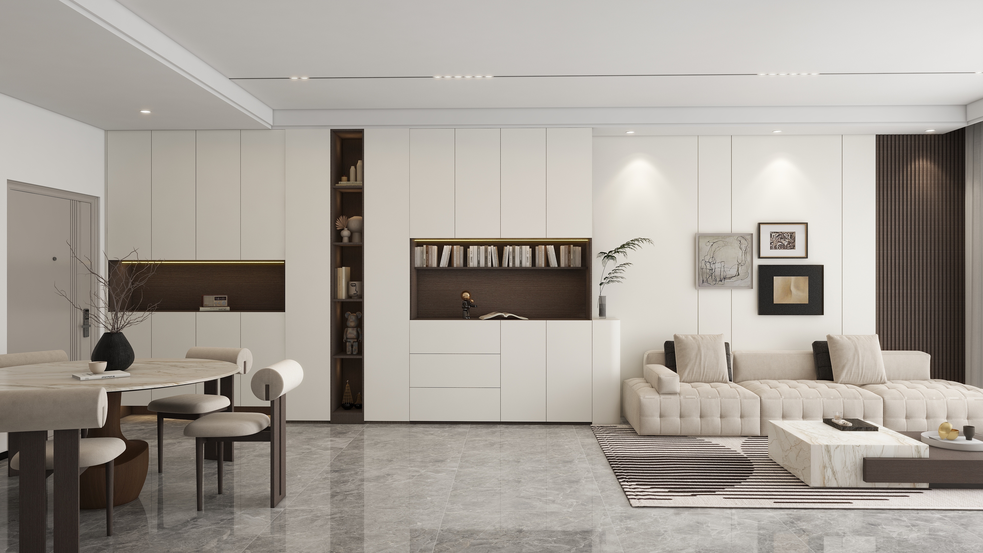 荔枝一设计-现代简约93㎡3室-装修设计方案