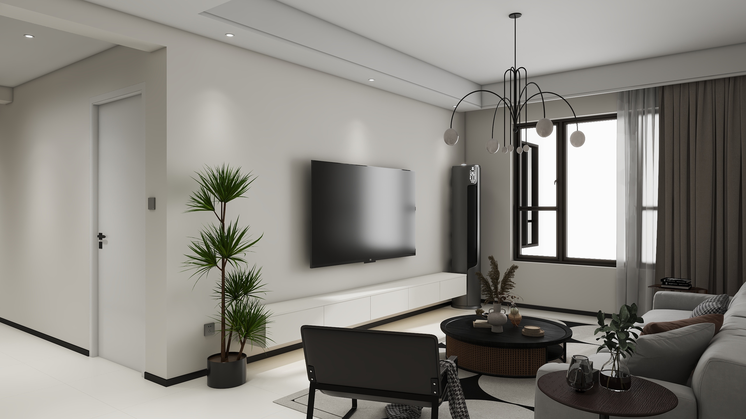 ONE丨DESIGN丨刘辰尧-奥园城央云庭116㎡3室-装修设计方案