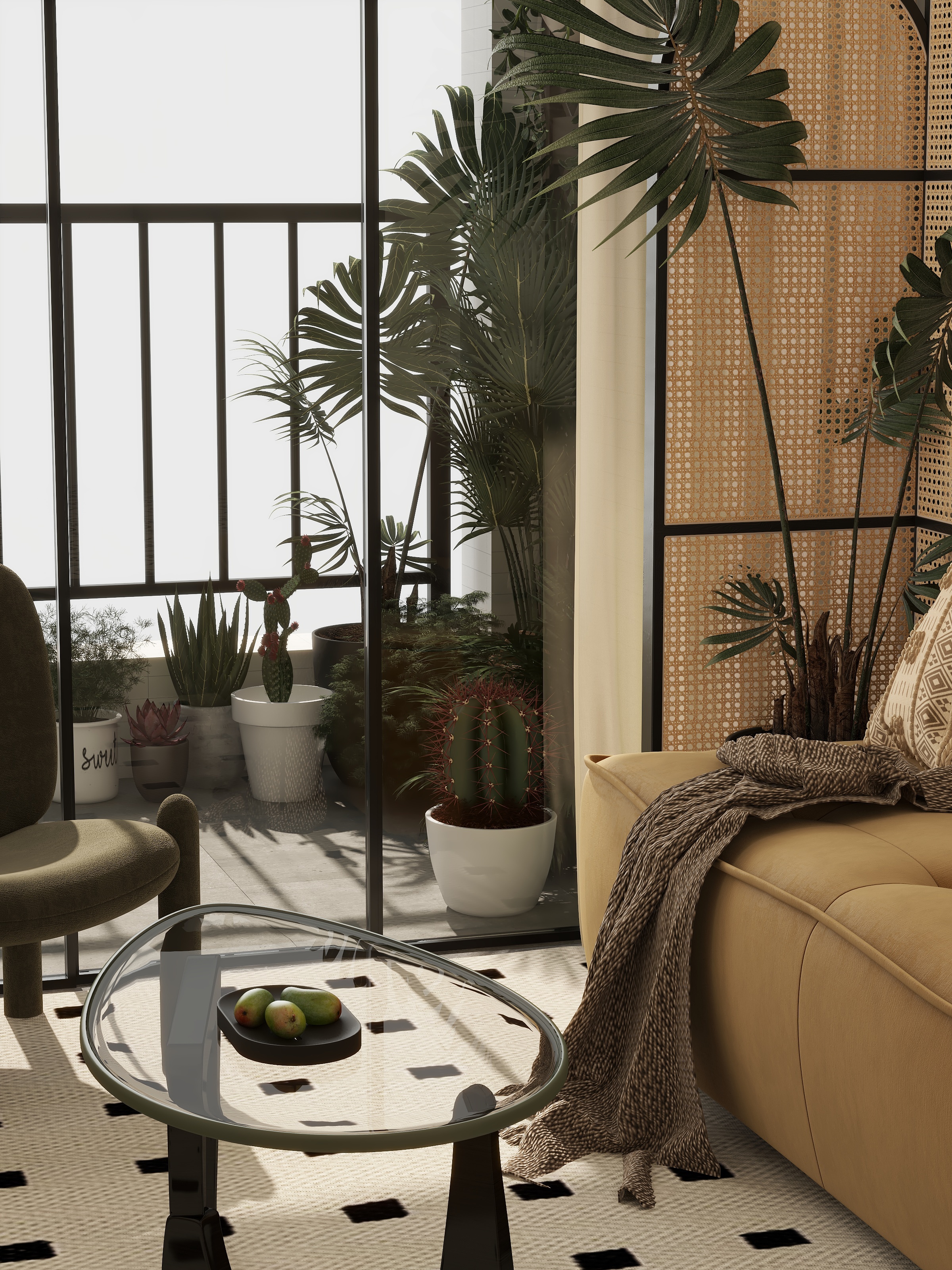 从化华浔-79㎡1室装修效果图