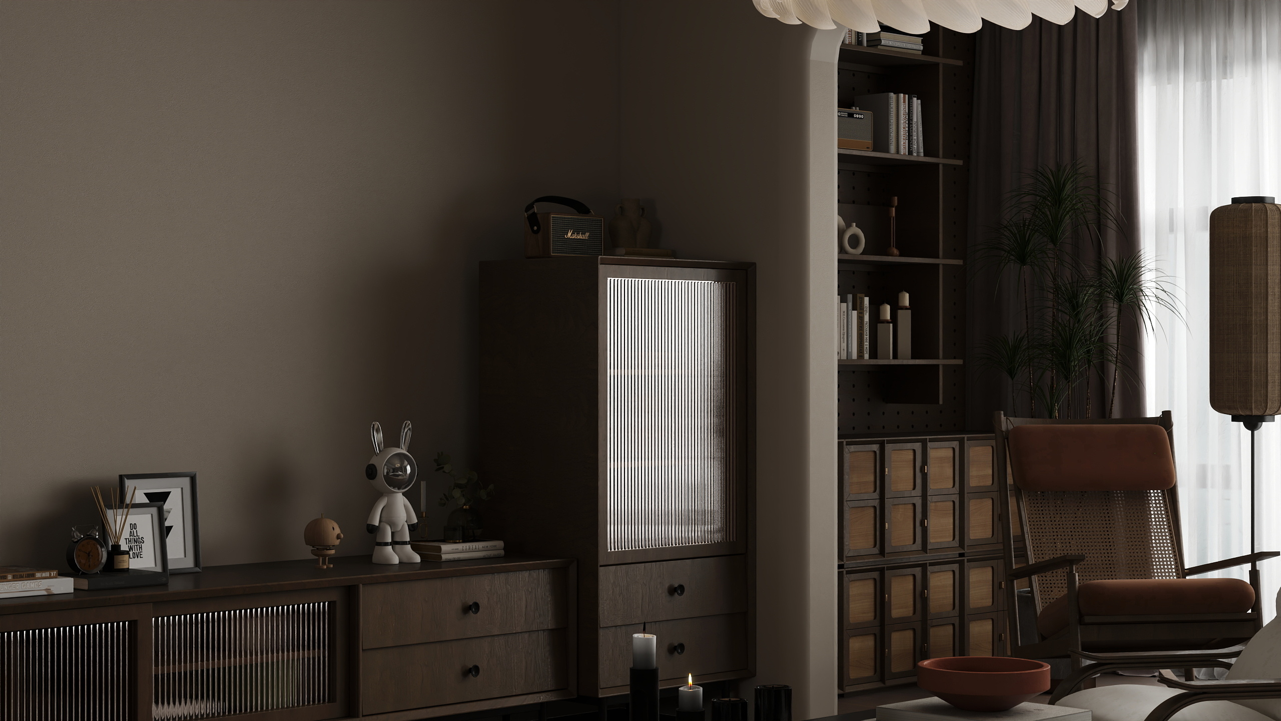 hzwexbb-龙港铂悦湾中古风-装修设计方案