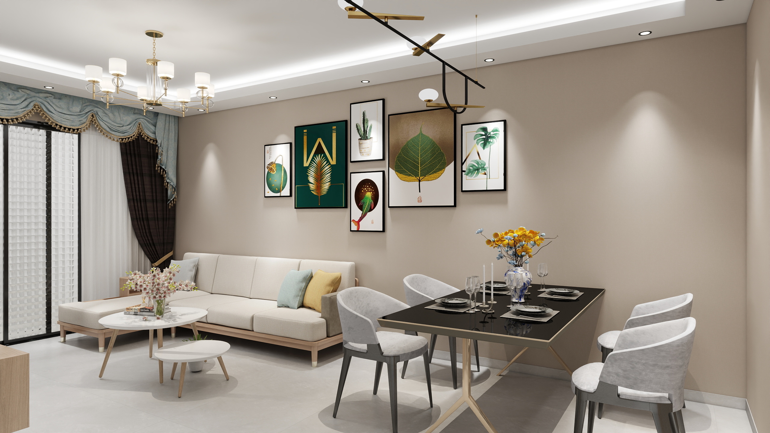 Lrson-硬装专业等级考核户型-副本-装修设计方案