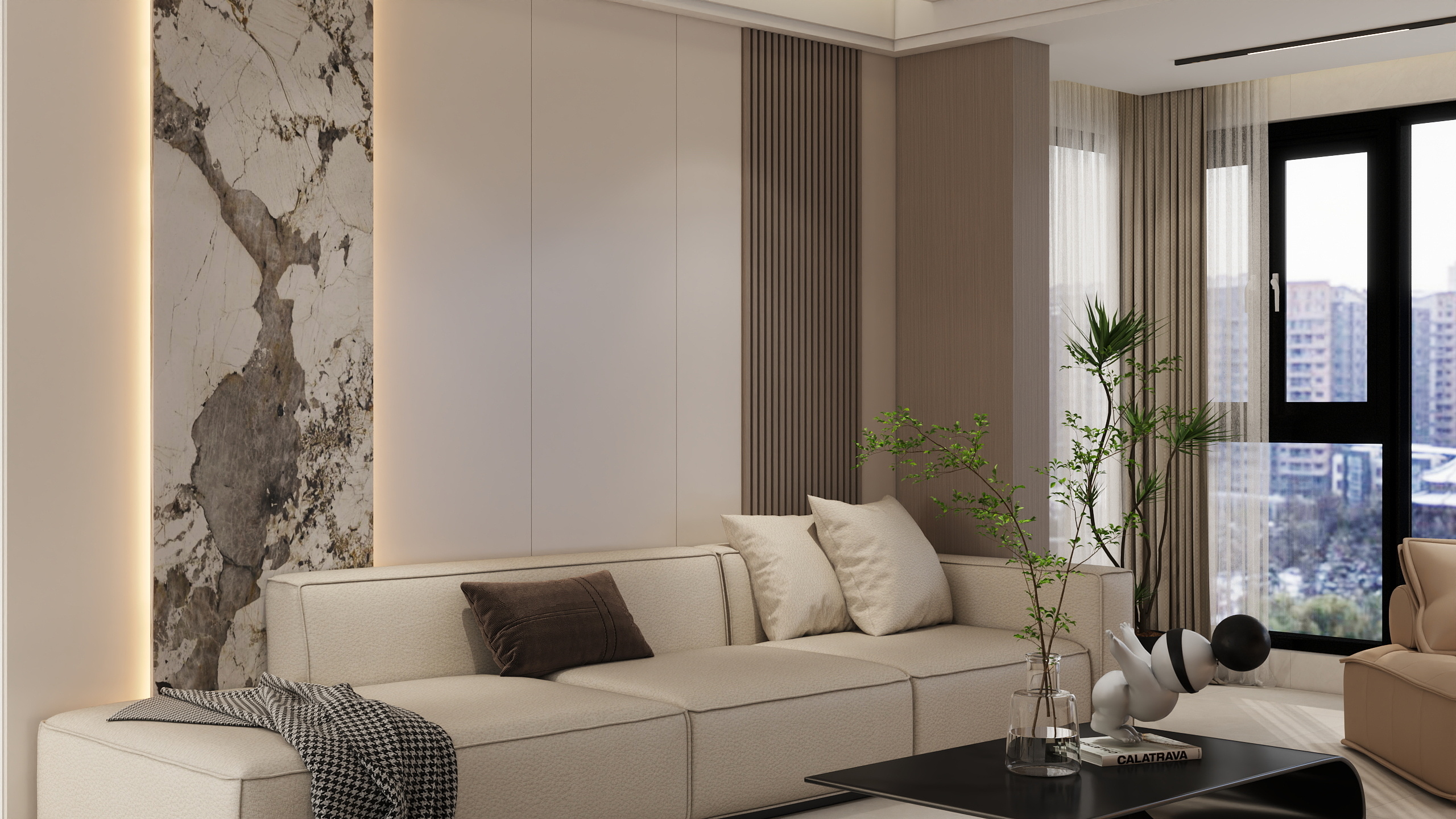 设计师|徐徐-136㎡4室装修效果图