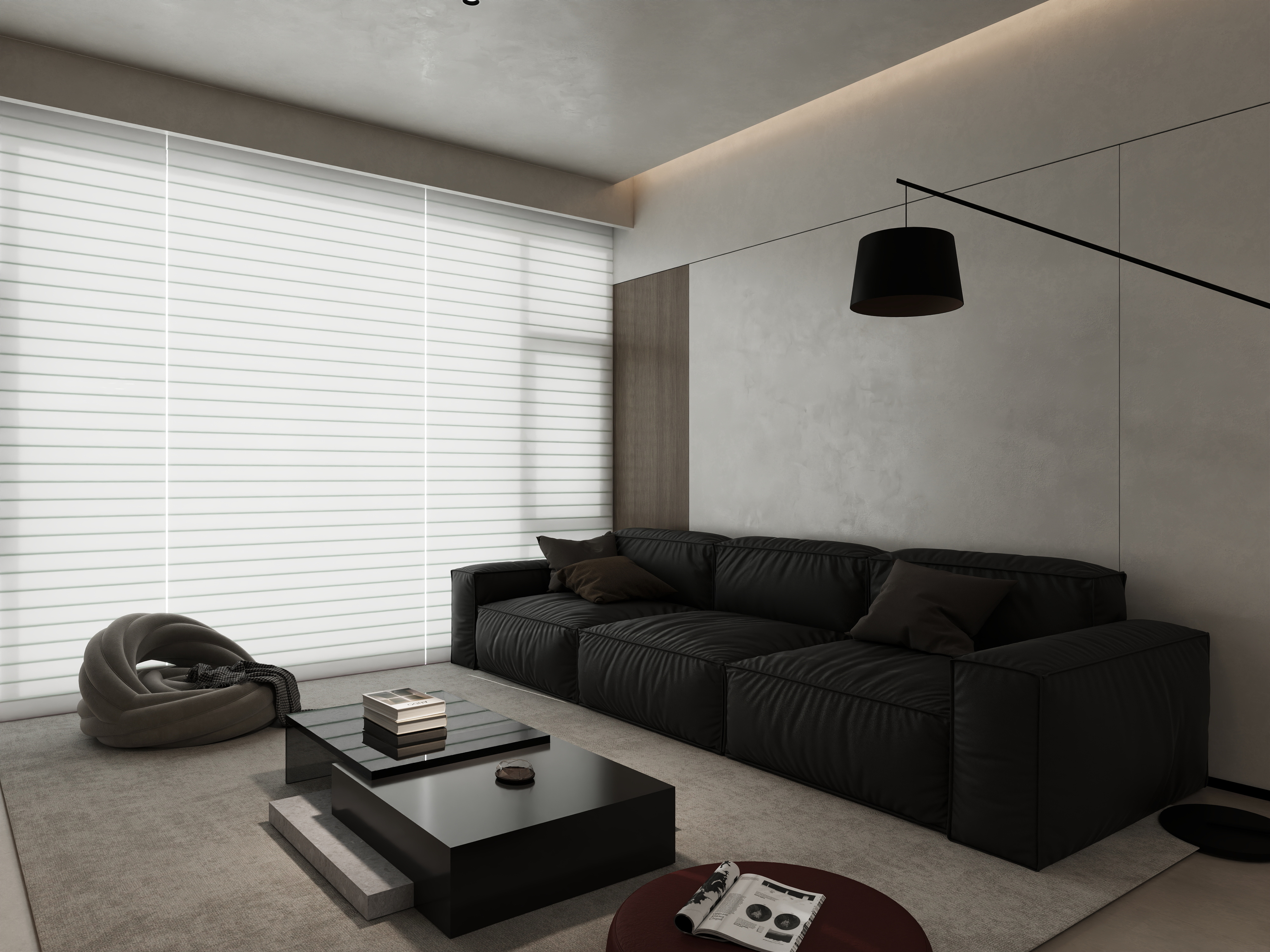 溪和设计-【极简风】室阳光海岸C1-203（102㎡4室）-装修设计方案