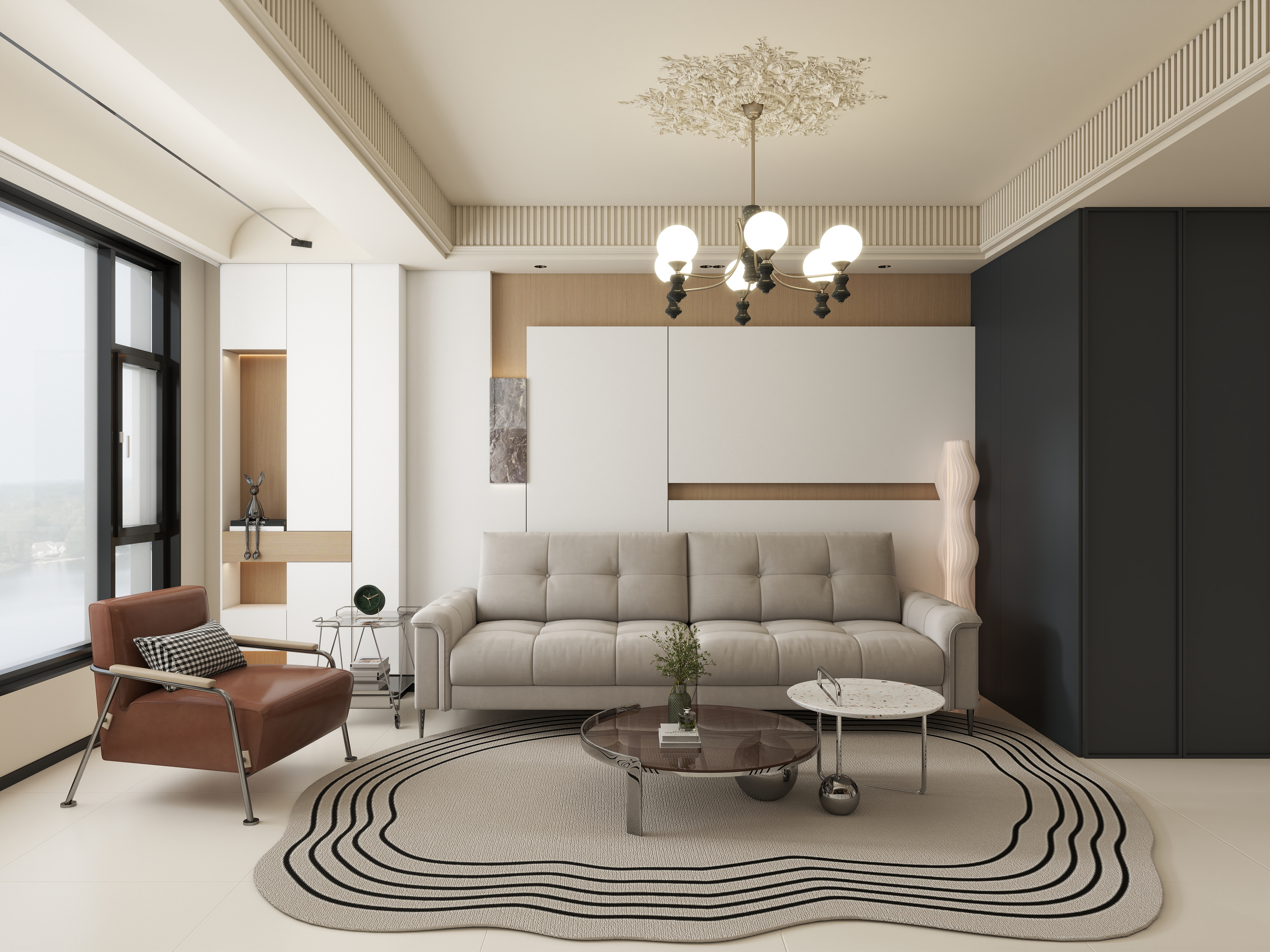 Lee李亚南-法式原木奶油风-装修设计方案