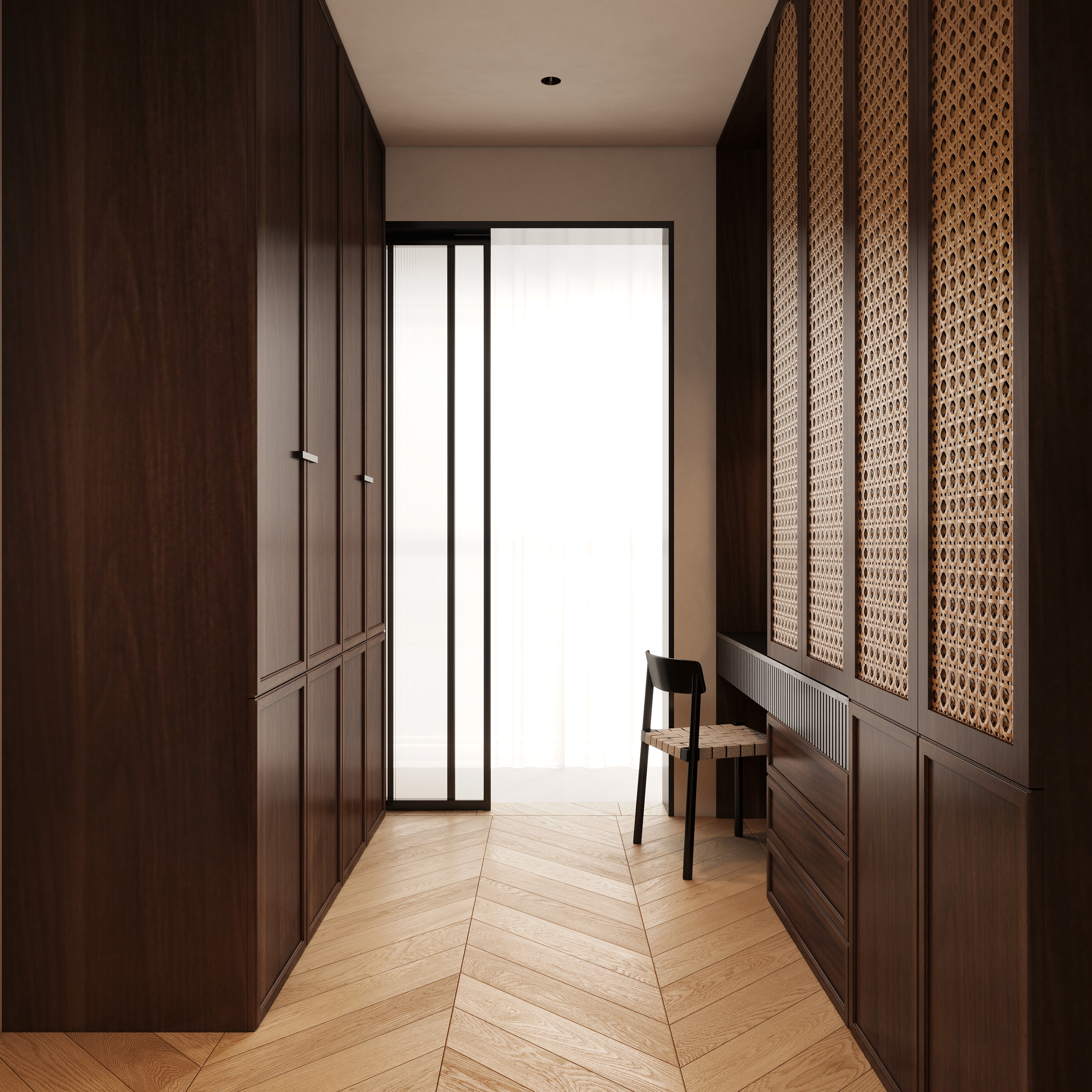 惠同学Designer-中古衣帽间-装修设计方案