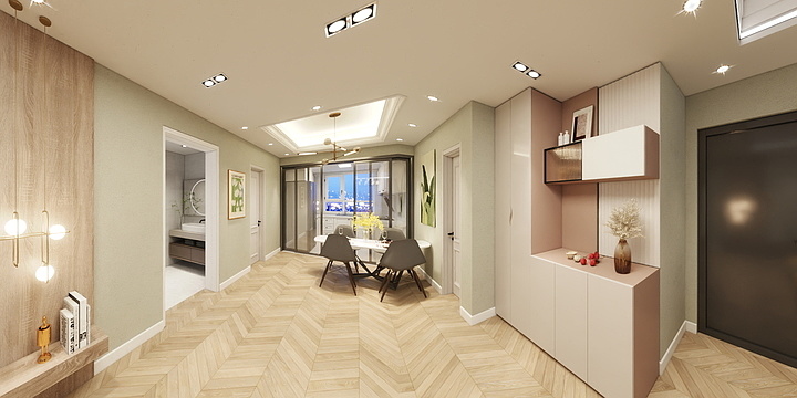 新疆绿派装饰设计有限公司-BBK后楼盘-装修设计方案