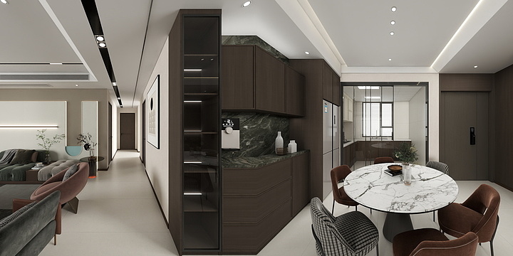 左邻空间设计-鸿泰府-大平层-装修设计方案