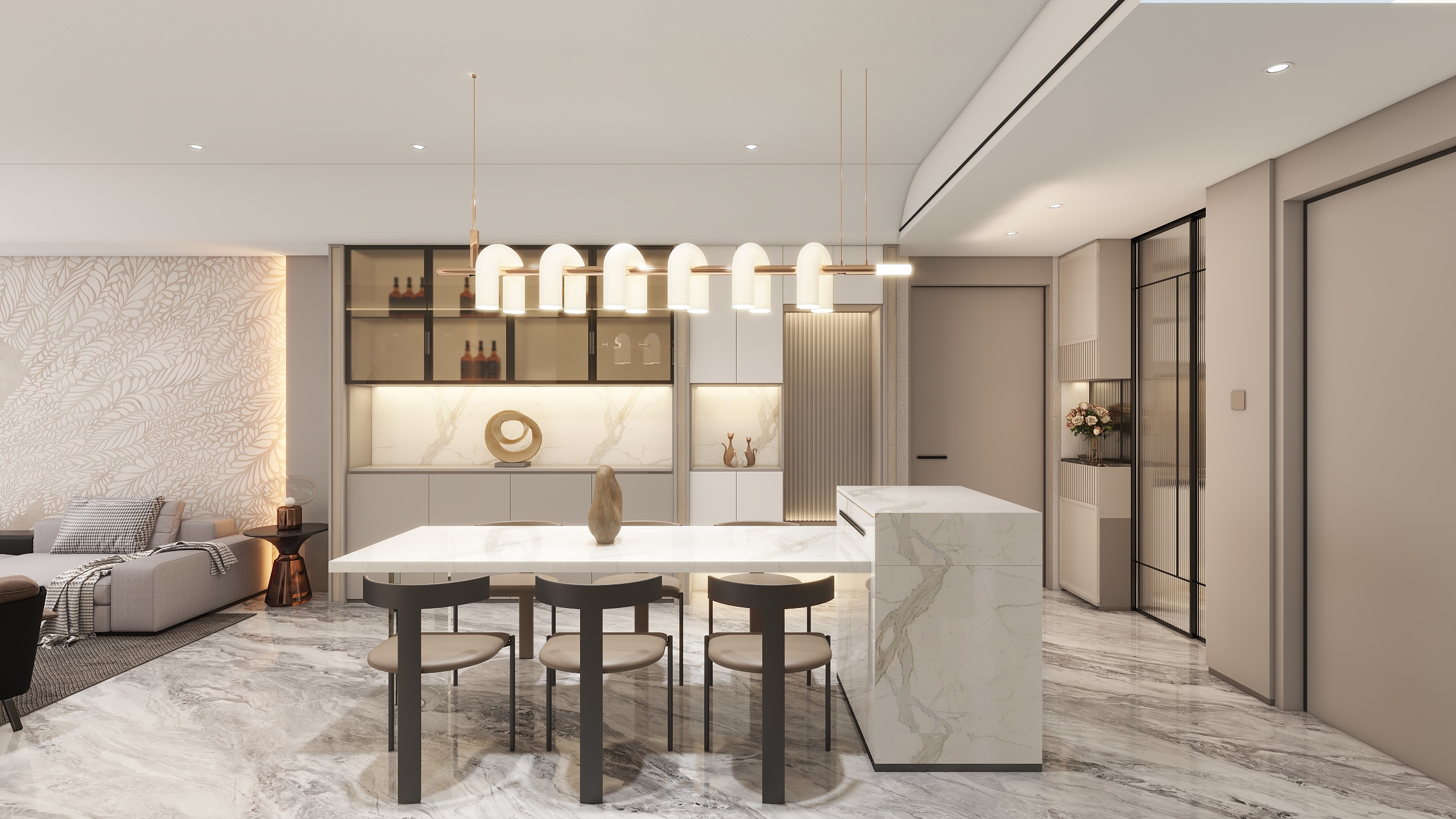 DLK东陵空间设计-131㎡3室-装修设计方案