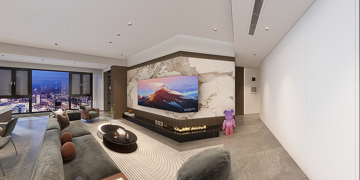 明睿装饰设计工作室-南山府134户型-副本-装修设计方案