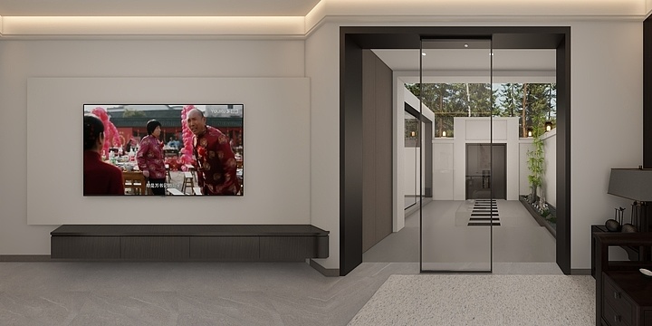 郑州龙士达装饰设计有限公司-江苏淮安-极简新中式-副本-装修设计方案