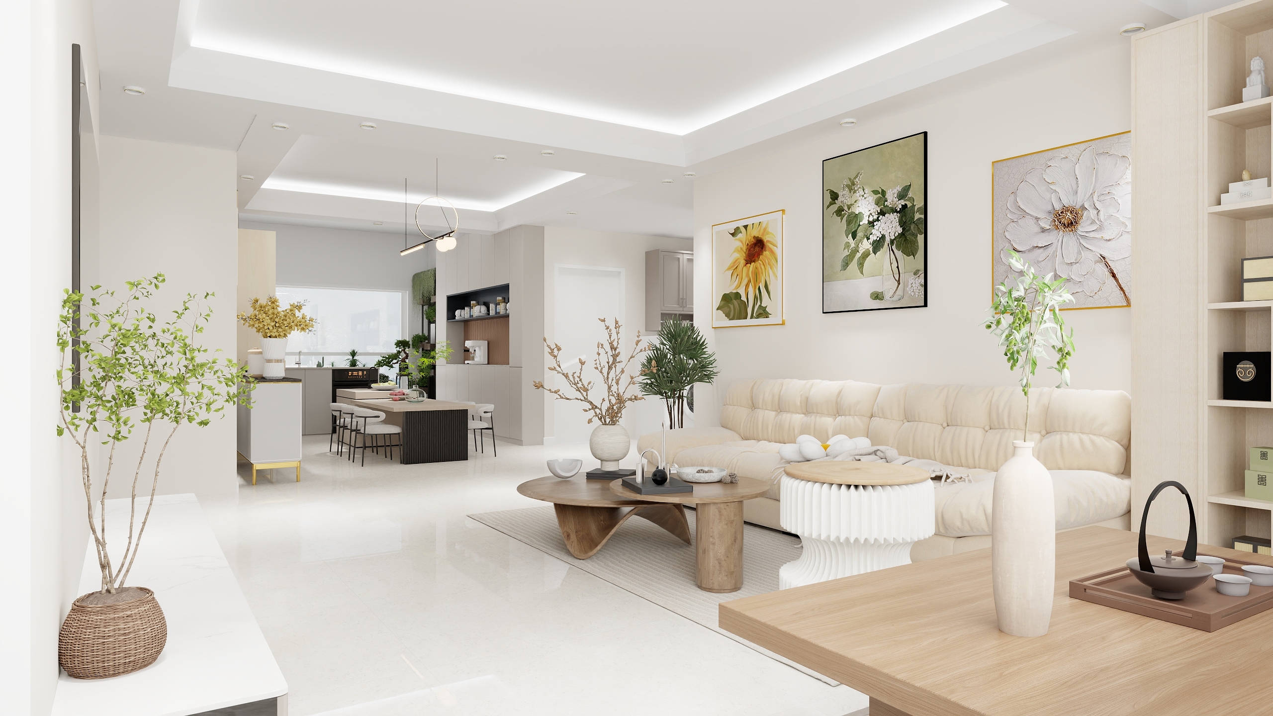 田家琦BBAH-奶油简约110m²-装修设计方案