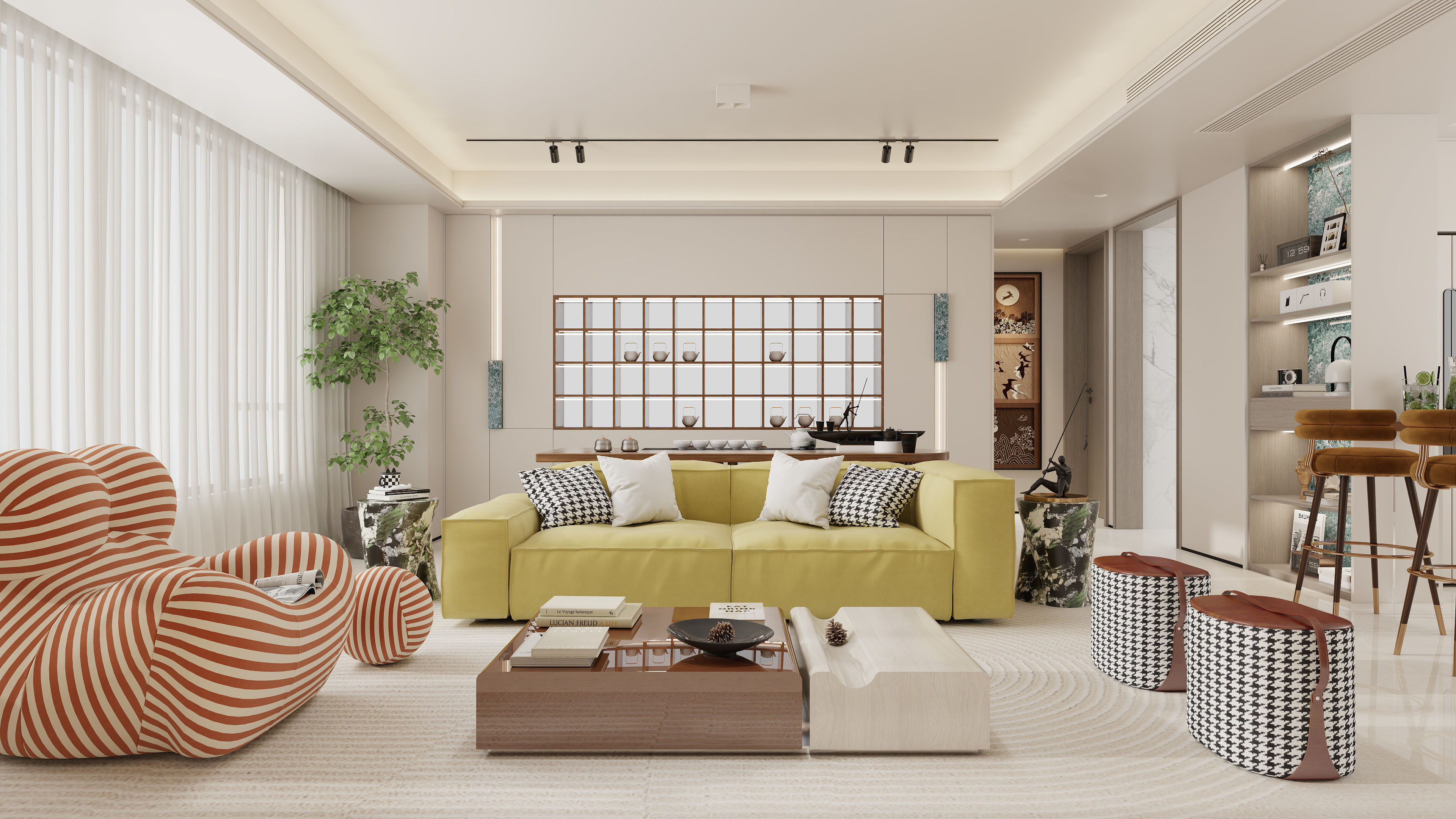 陈辉-143平方现代中式雅居-装修设计方案