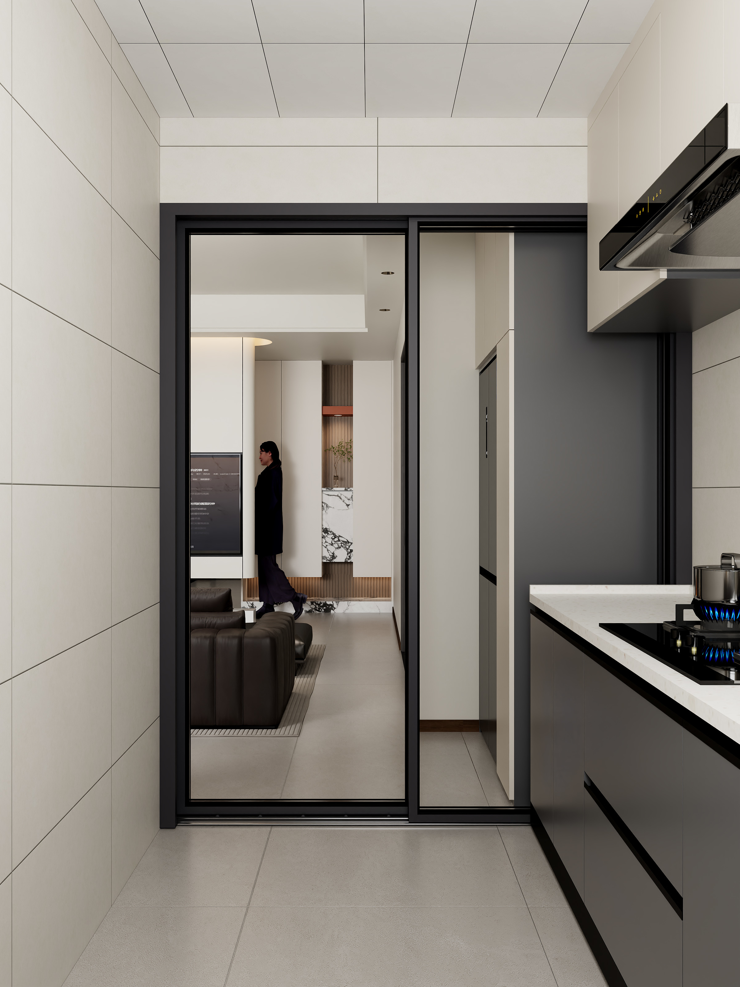 欧派全案设计师-陶工-御景尊园124平现代简约-装修设计方案