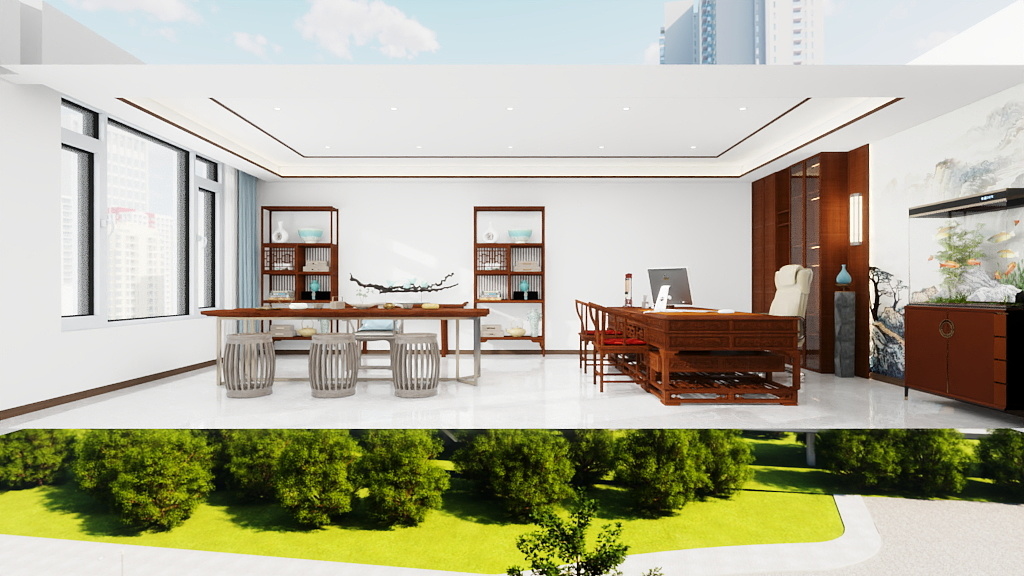 刘帅设计工作室-办公室-装修设计方案