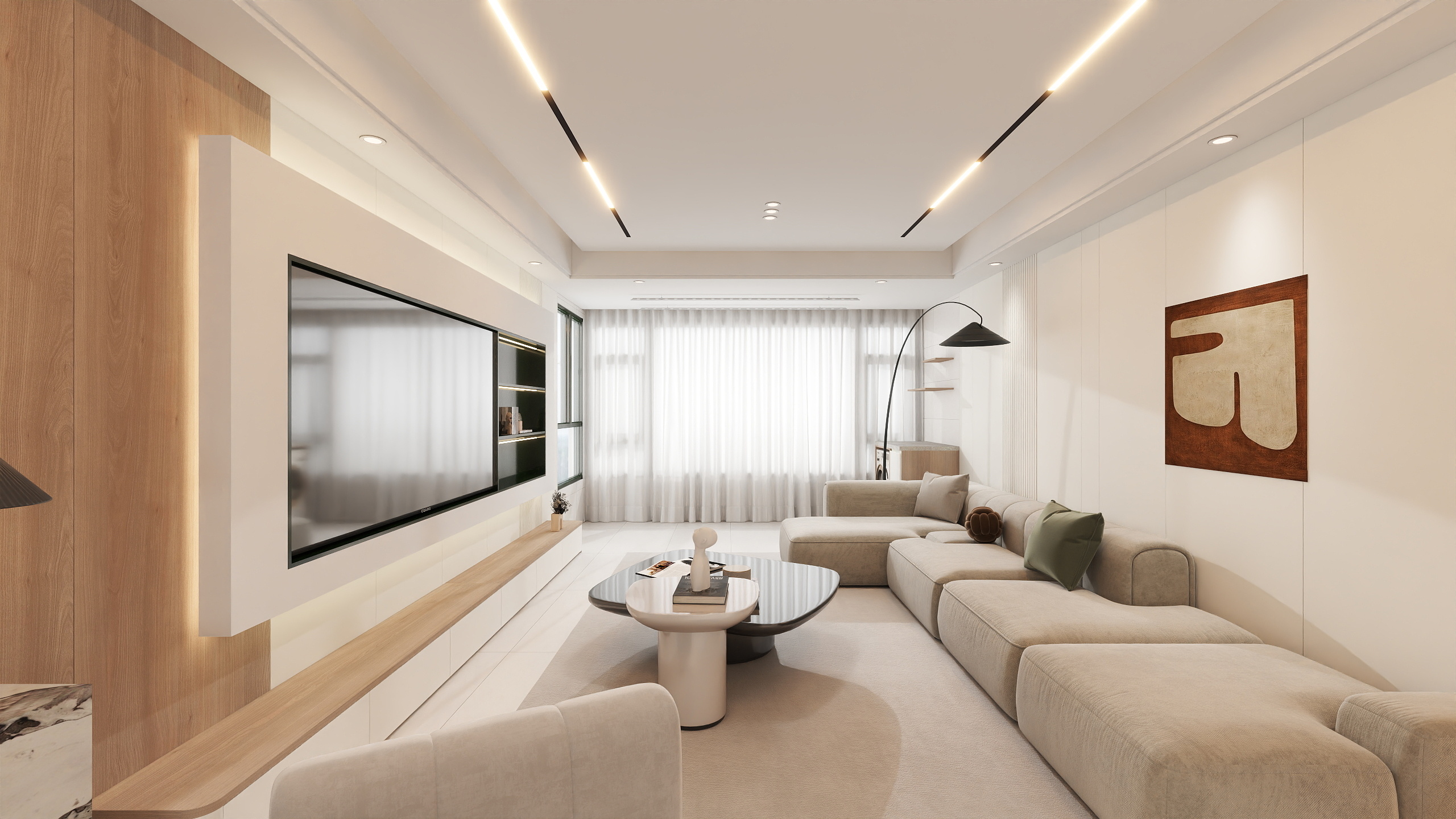 俗世中的旅客-108㎡3室-装修设计方案