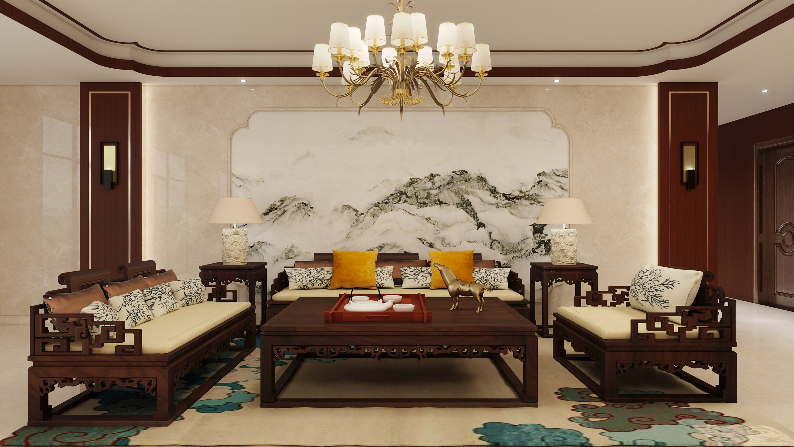 茕歌-111-木饰面-装修设计方案