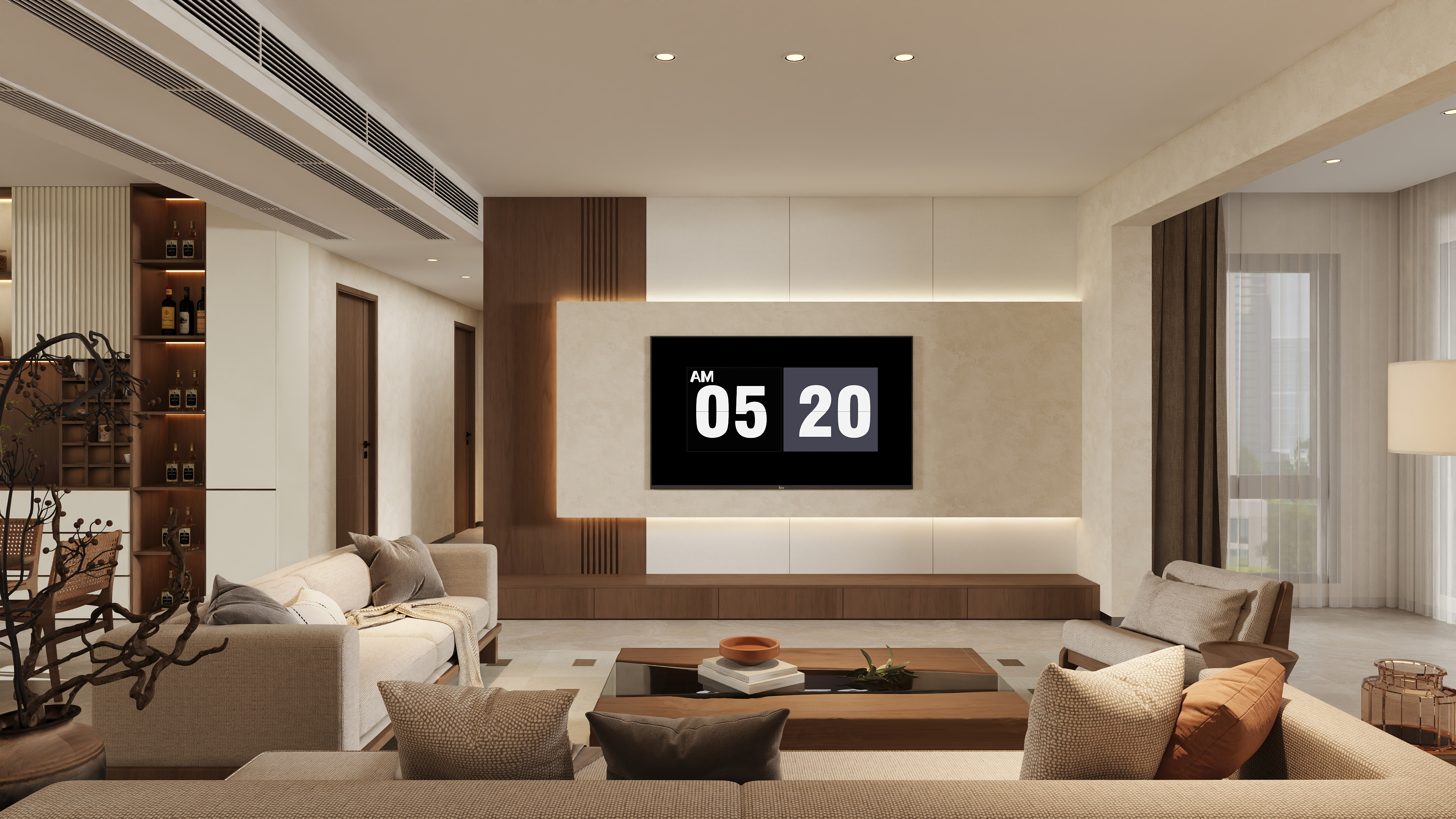 温瞳设计表现-观云府中古风130平2-装修设计方案